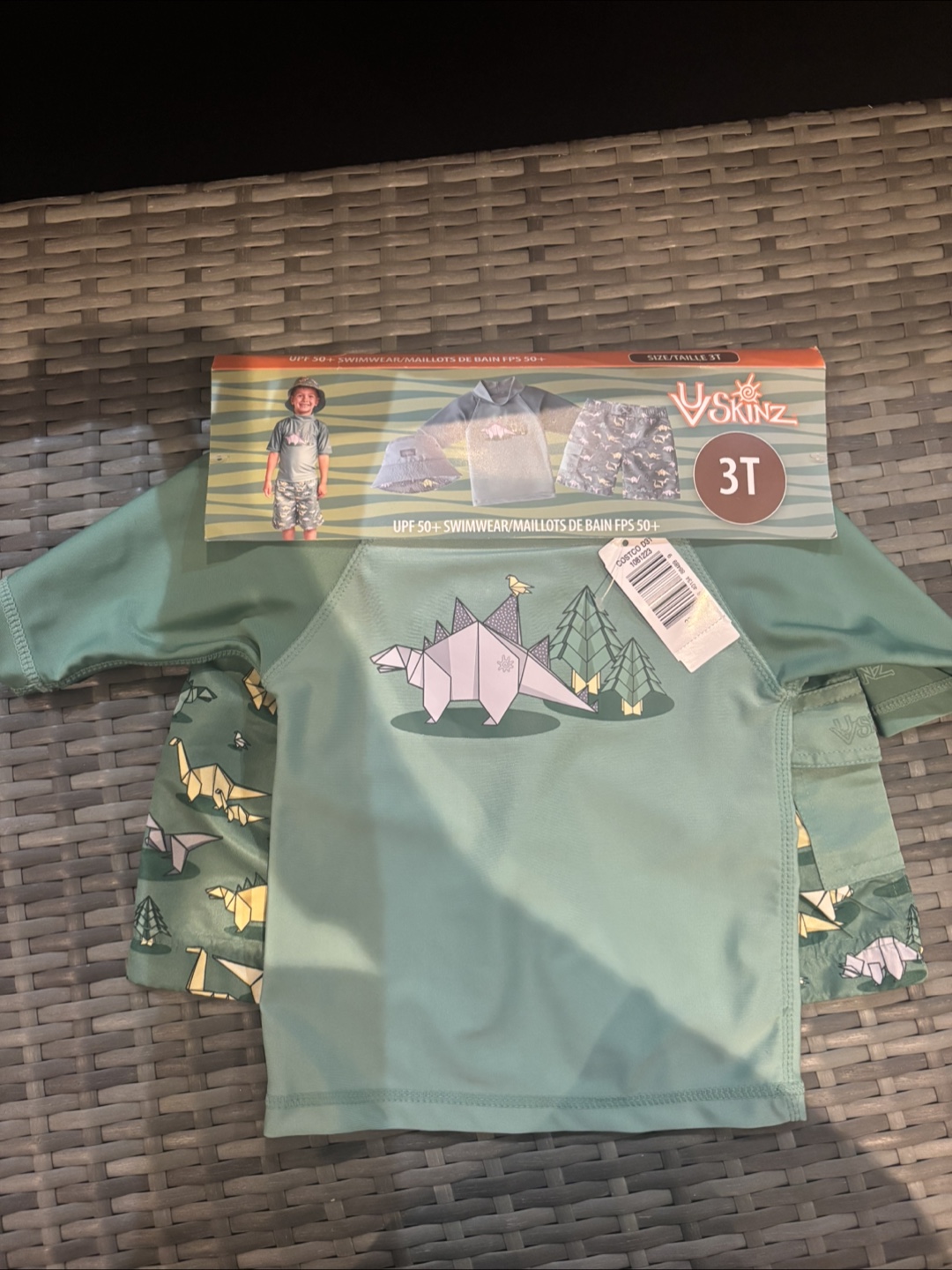 Dinosaur Swimwear Set - Size 3T