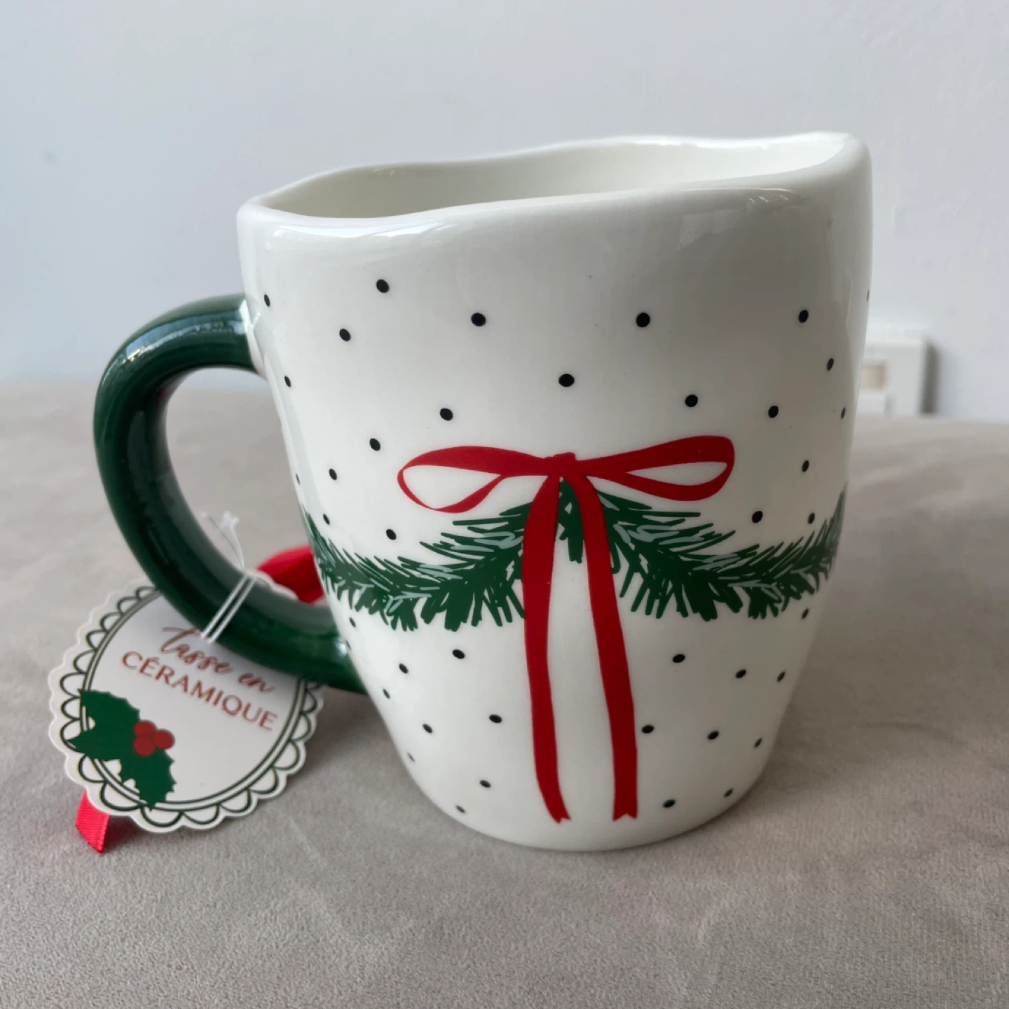 Unique Large Ceramic Mug. New - photo 3