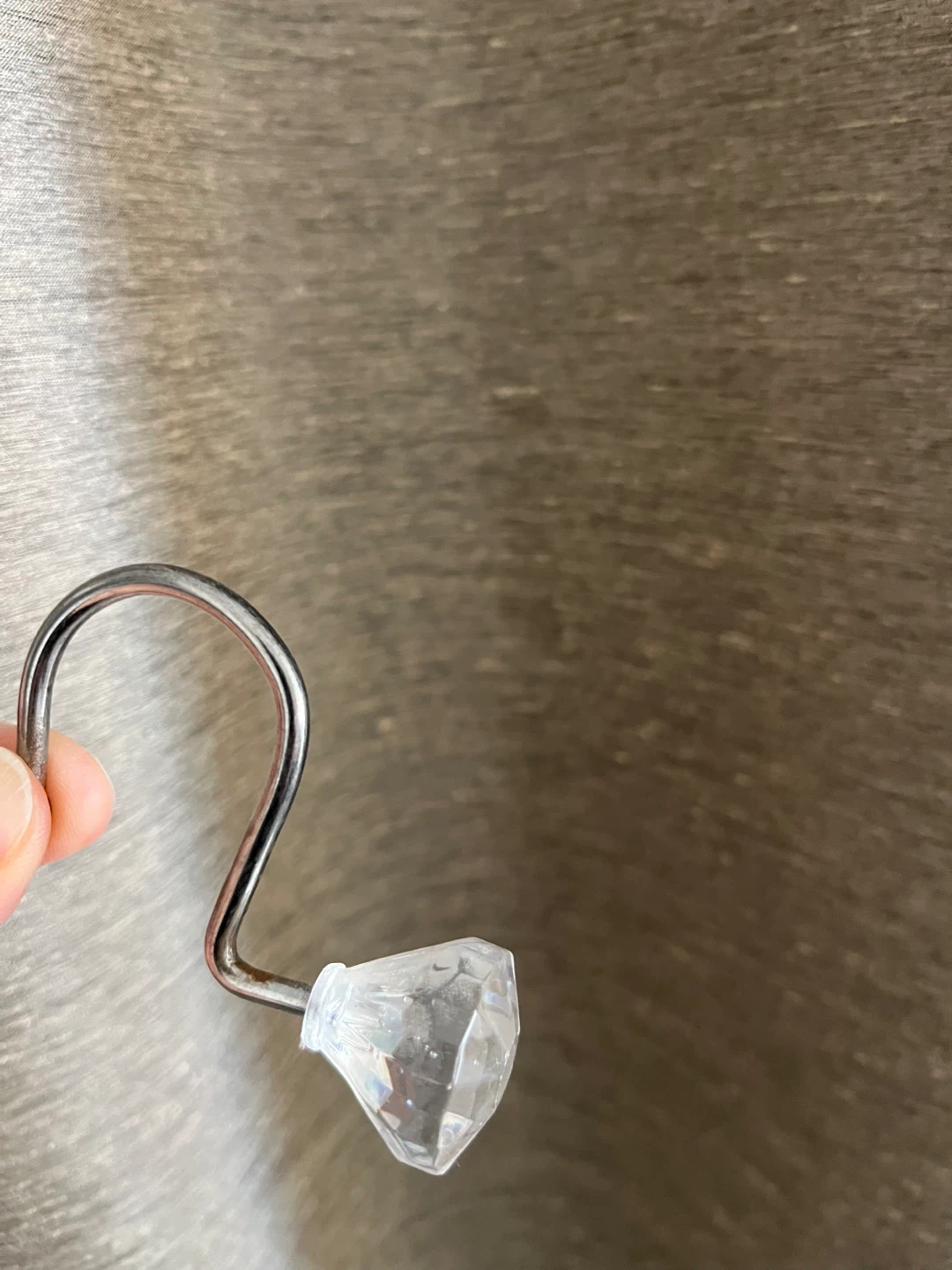 Set of 12 Crystal Shower Curtain Hooks