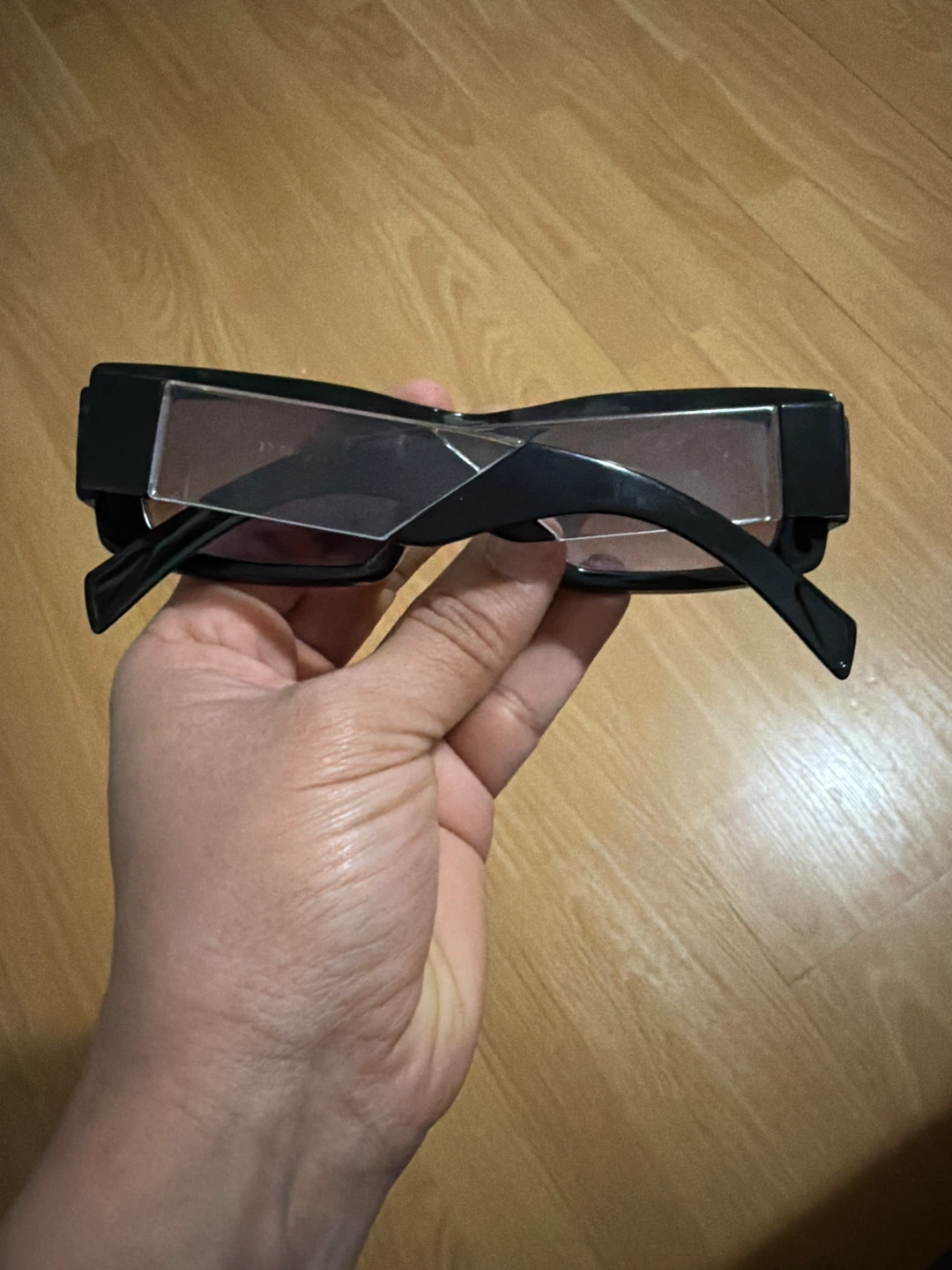 Black Rectangular Sunglasses 🏆 - photo 2