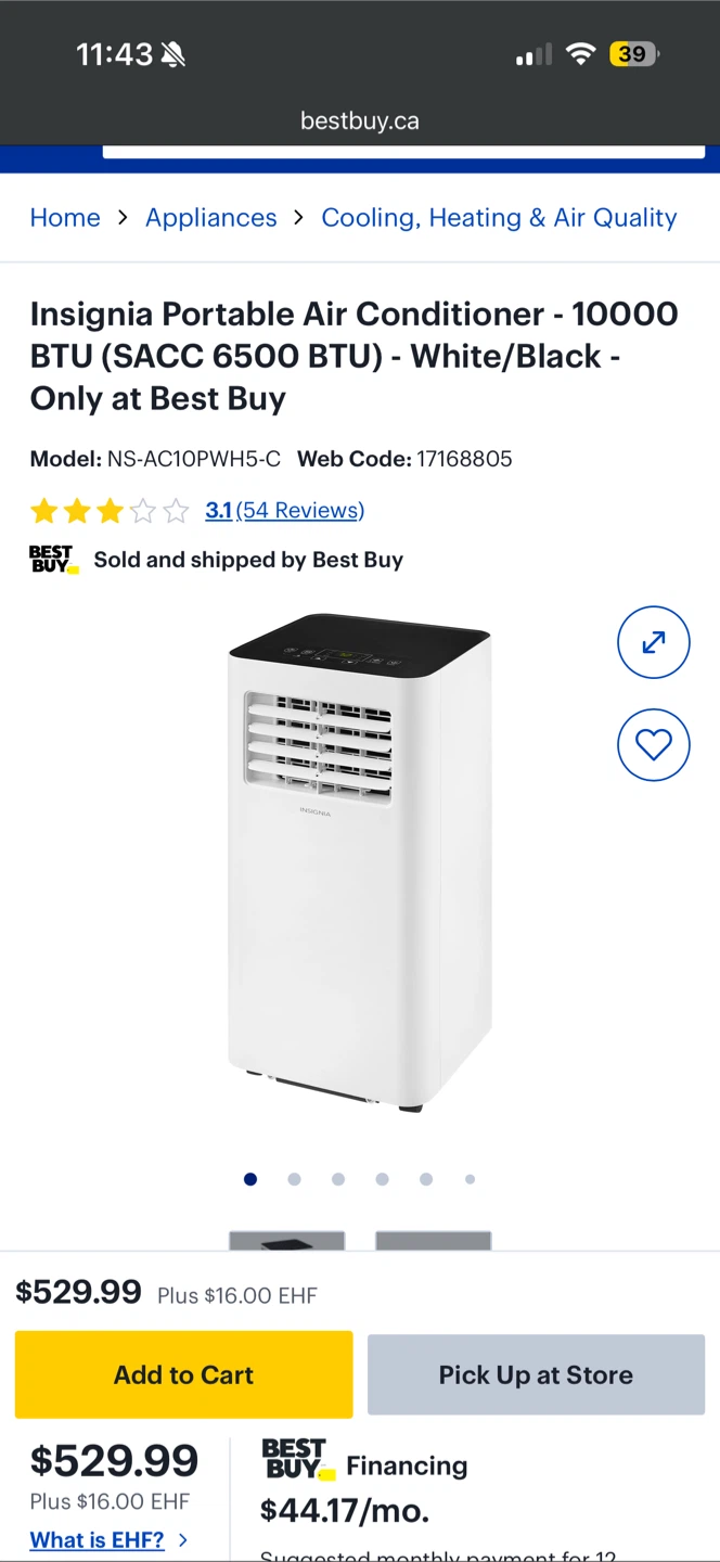 Insignia Portable Air Conditioner – Window Kit Included ❄️ - photo 5