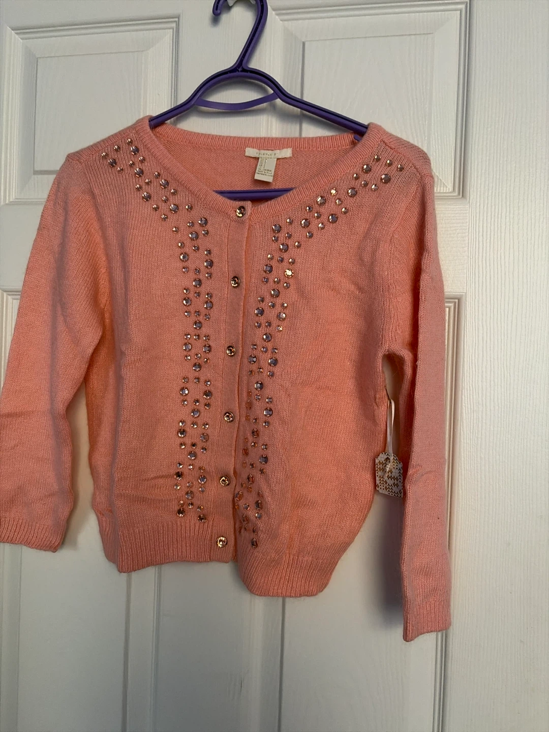 Forever 21 Pink Embellished Cardigan
