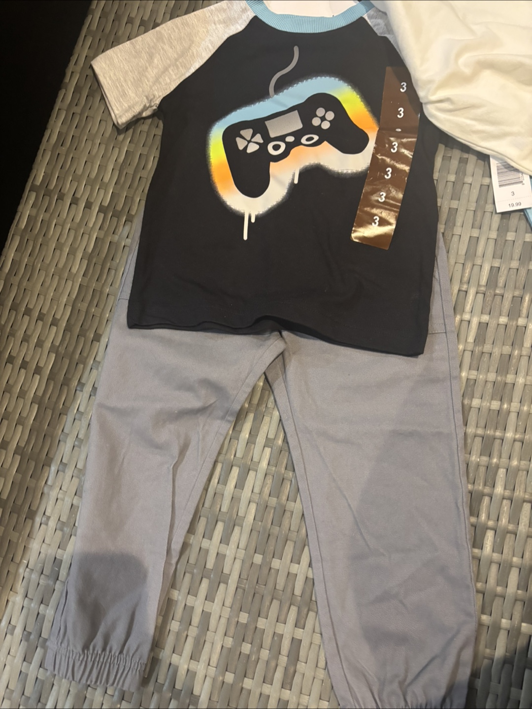 Pekkle Set of 2 Tops with Pants. 3t - photo 3