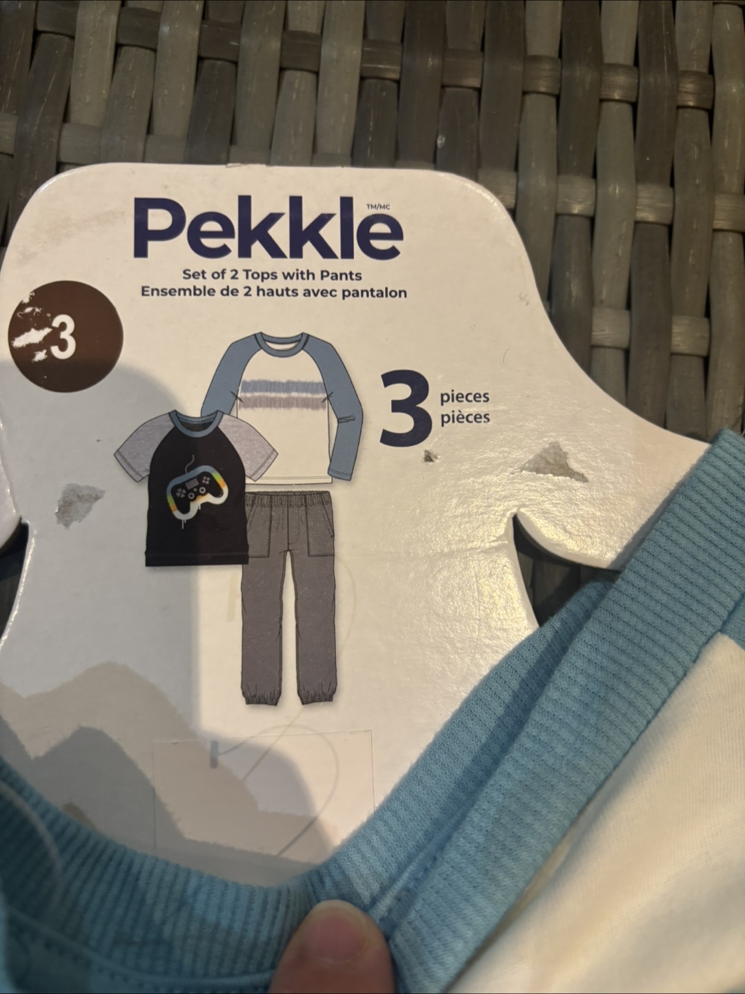 Pekkle Set of 2 Tops with Pants. 3t - photo 2
