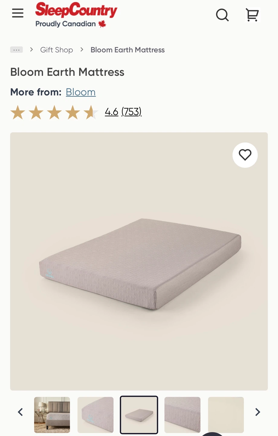 Bloom Earth Mattress - queen sz - photo 2