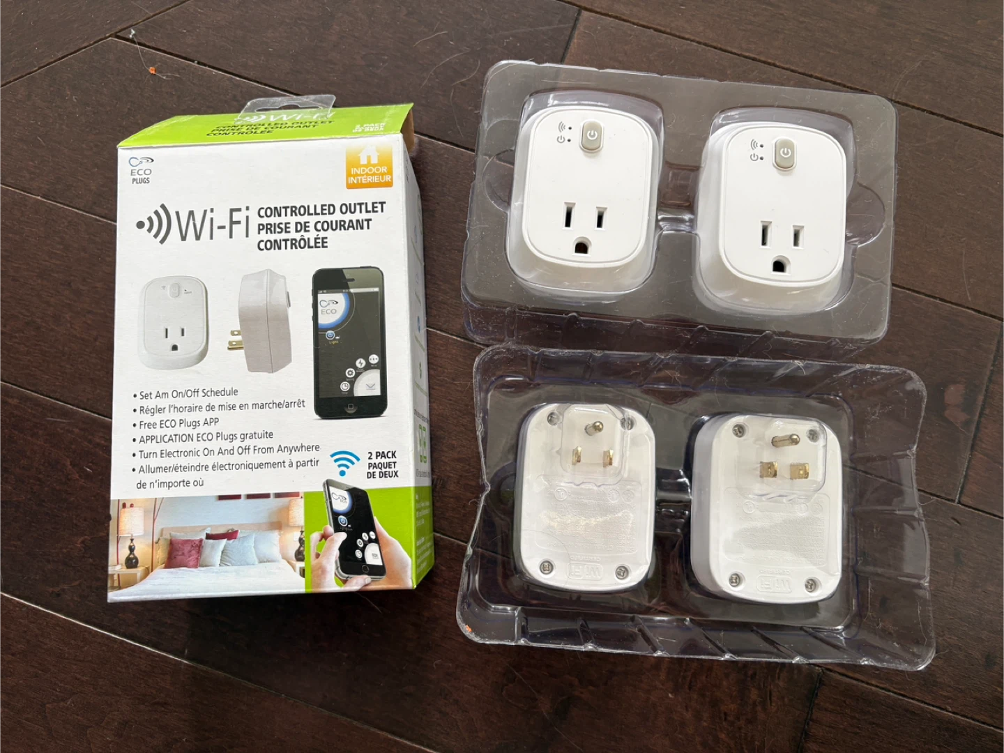 ECO Plugs Wi-Fi Controlled Outlet 4 Pack