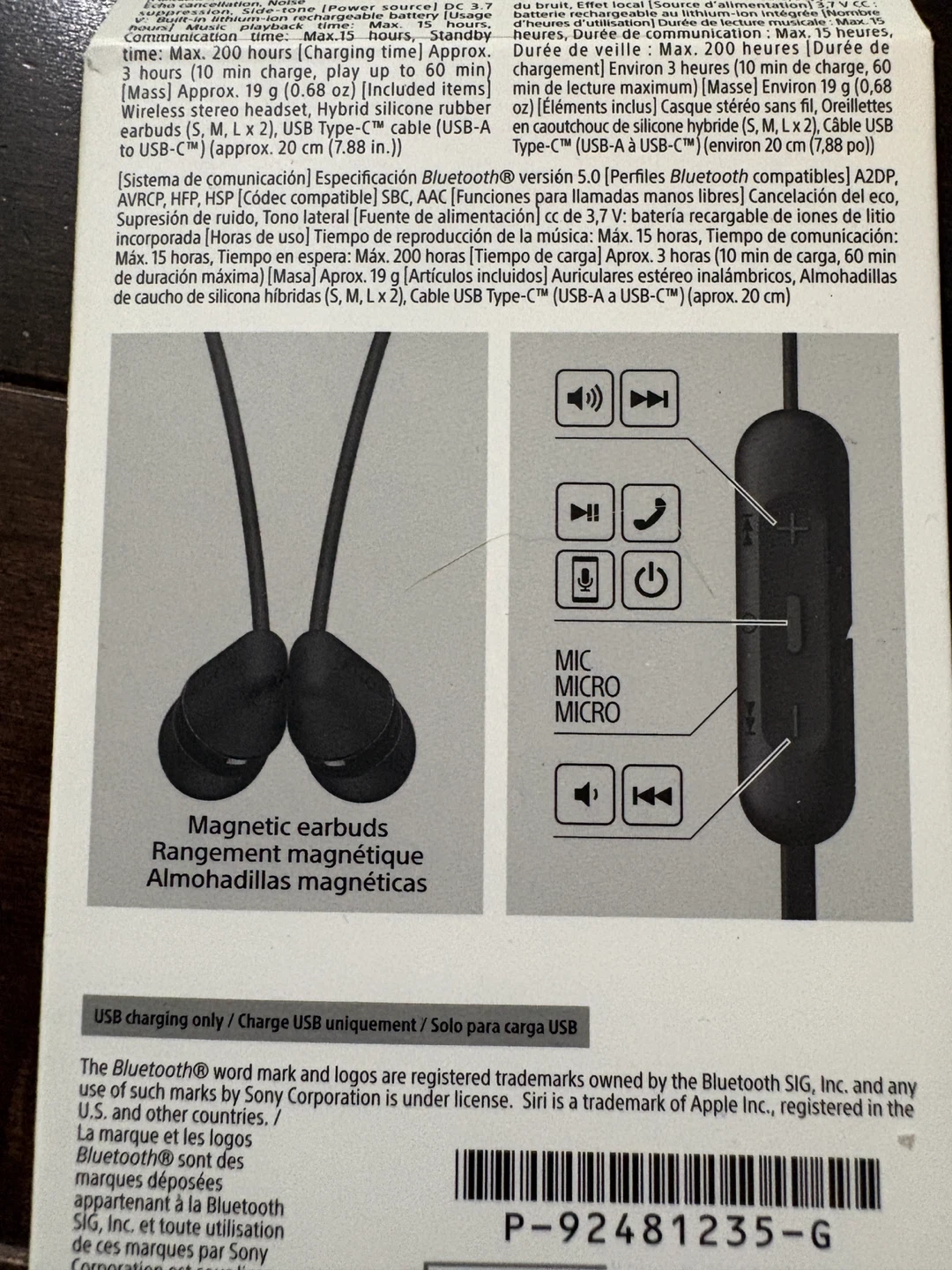 Sony WI-C200 Wireless Stereo Headset - photo 2