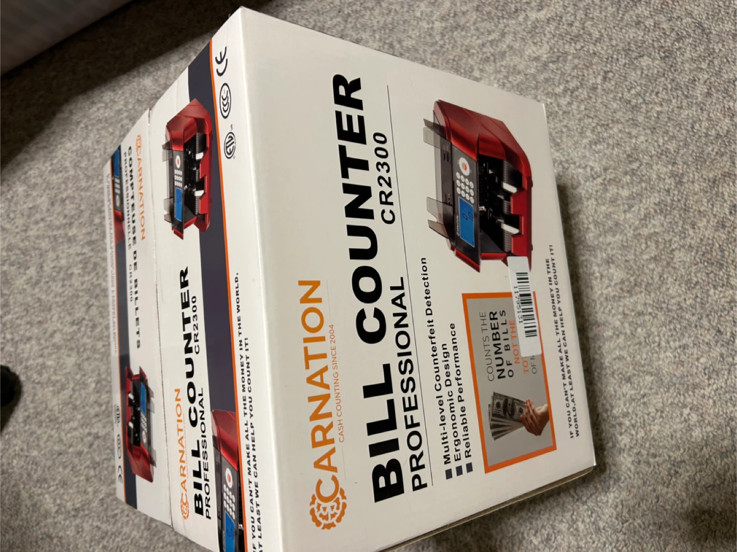 Carnation CR2300 Professional Bill Counter - photo 2
