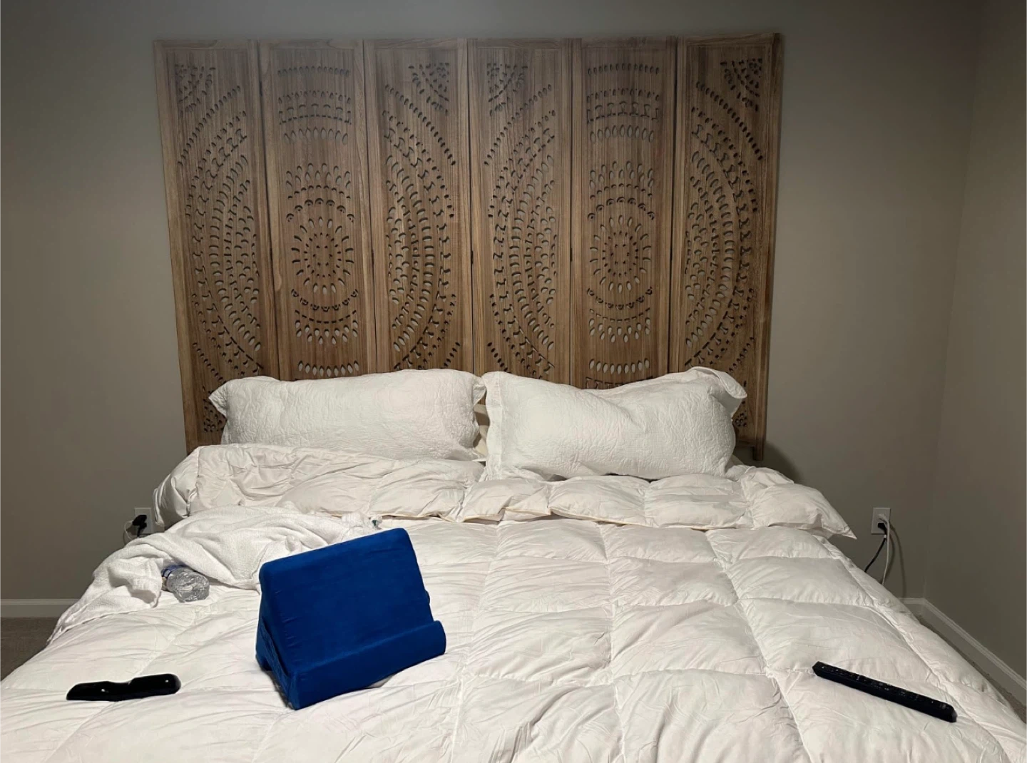 Wood Room Divider Screen - photo 4