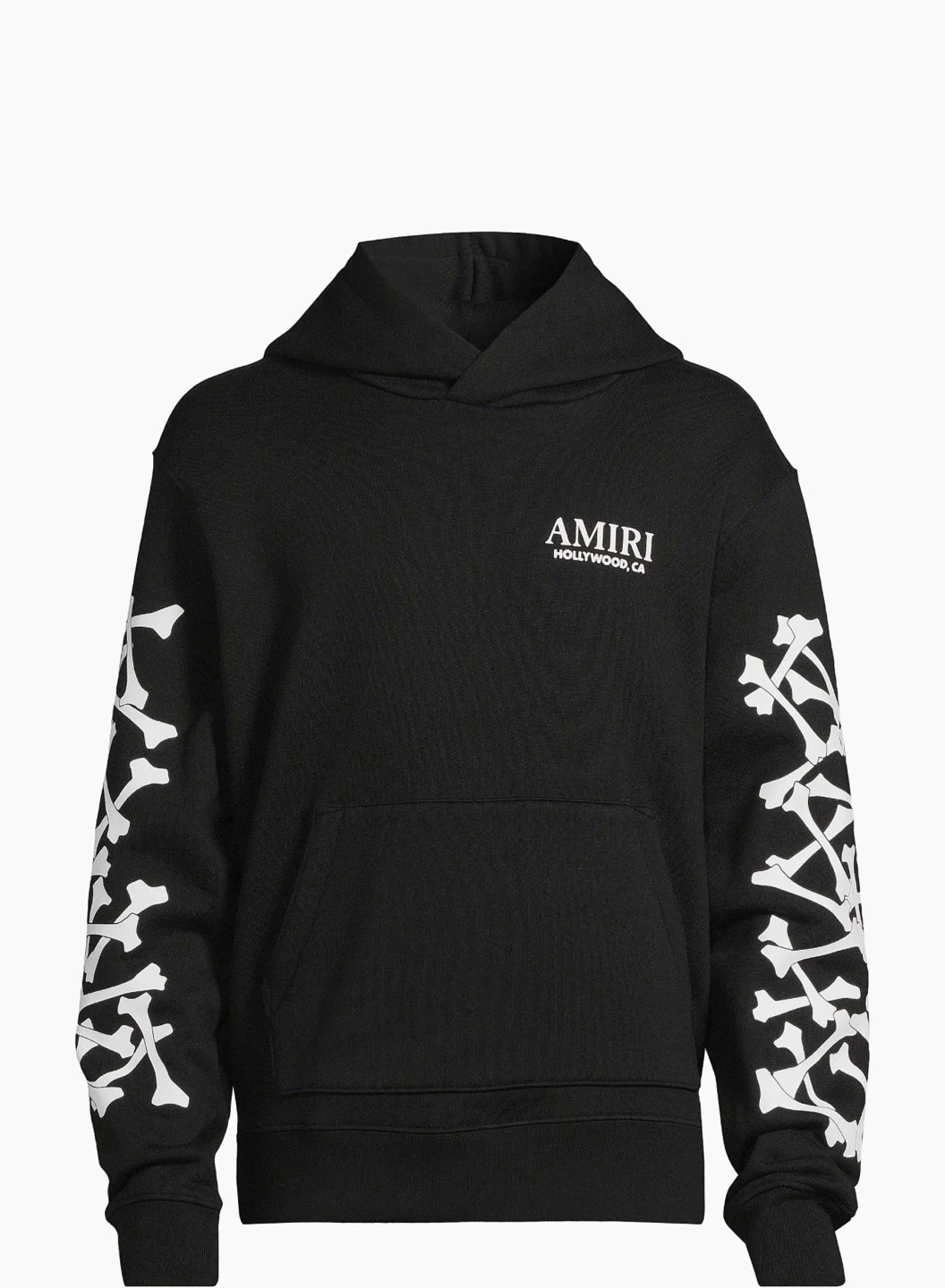 Amiri Black Bone Print Hoodie