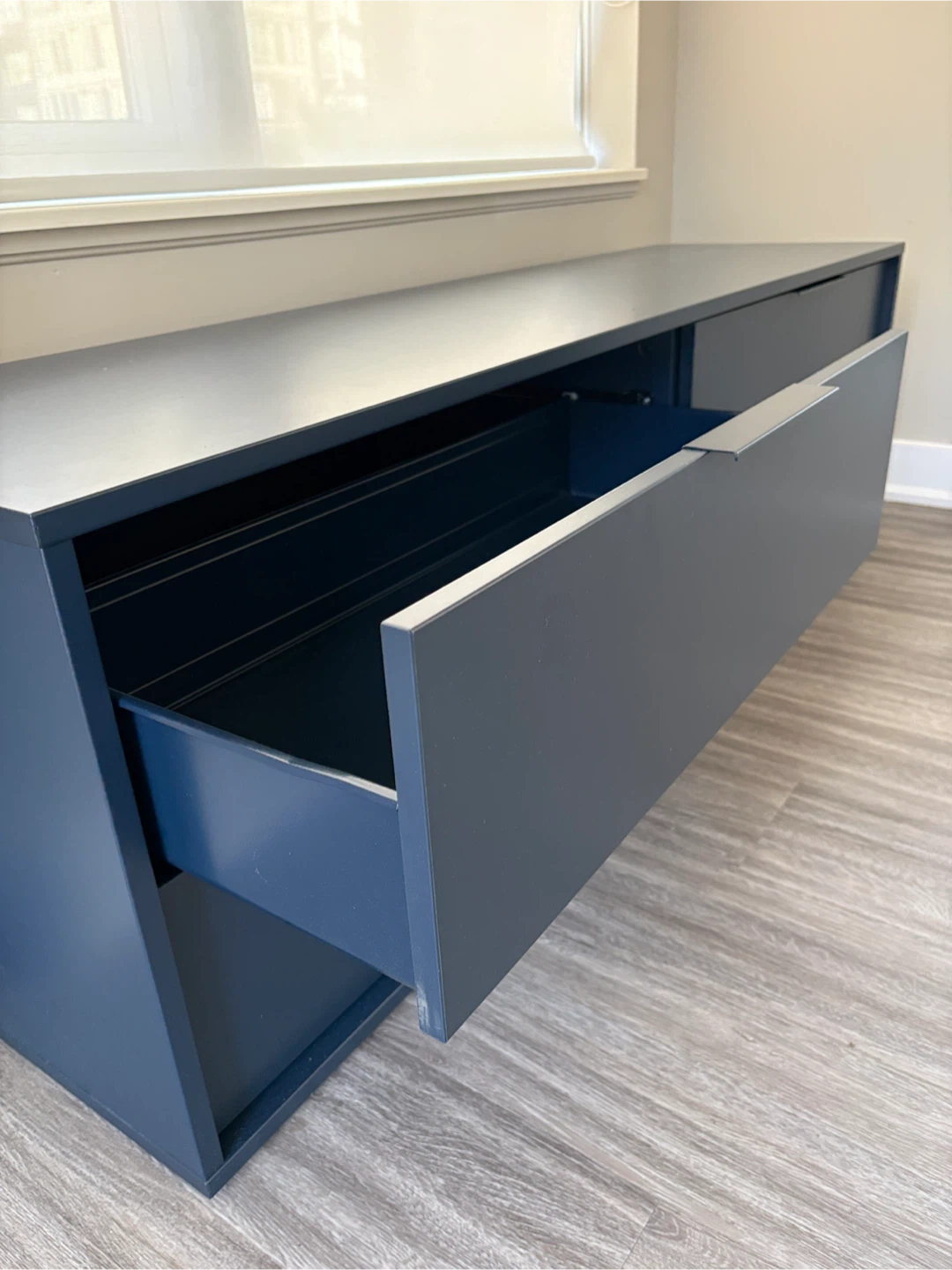 Dark Blue Media Console or Dresser with Drawers - photo 5