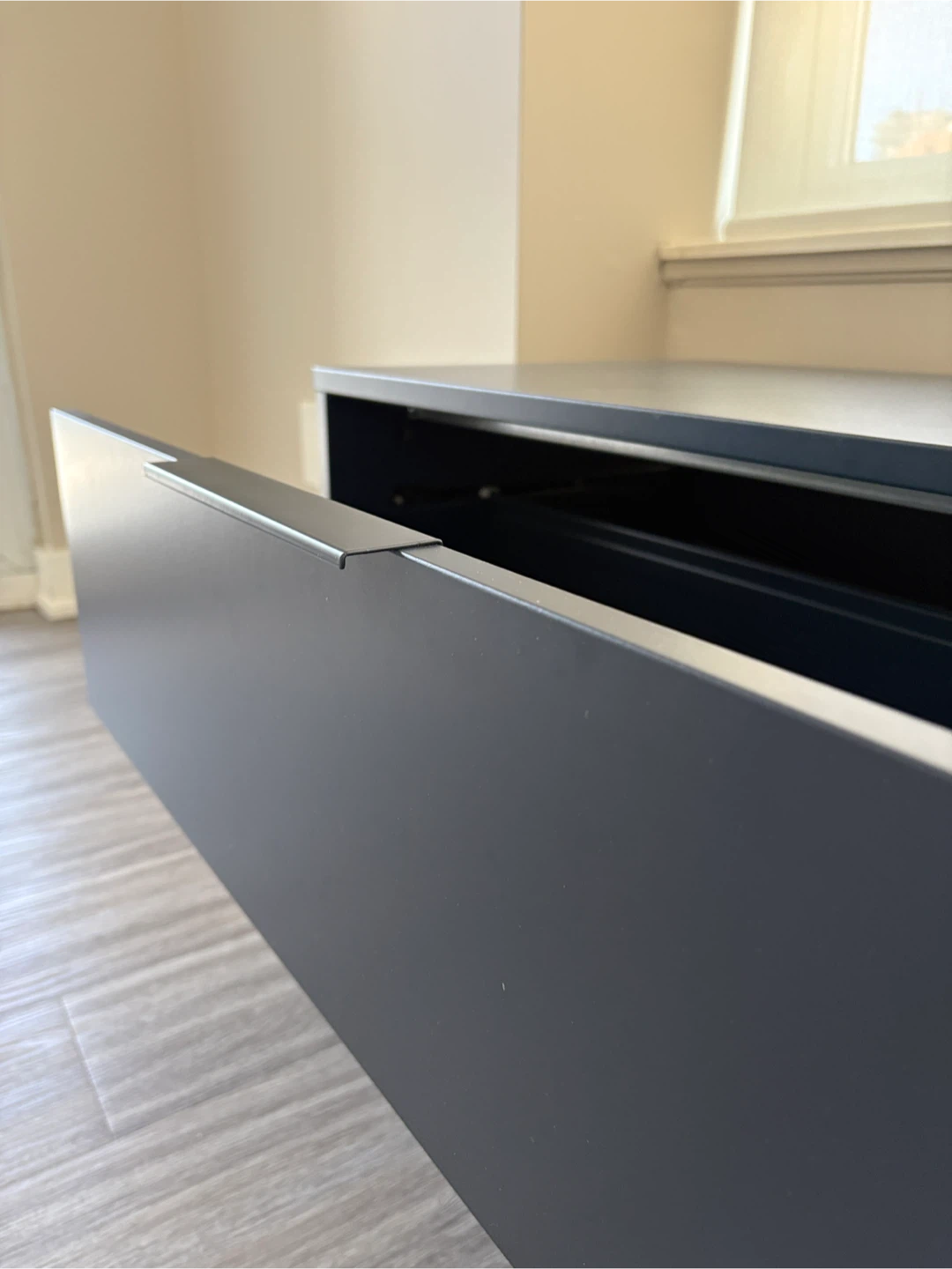 Dark Blue Media Console or Dresser with Drawers - photo 3