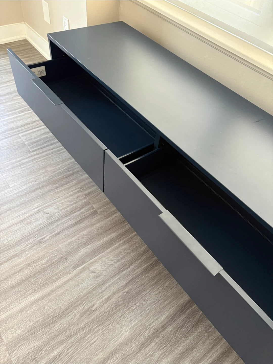 Dark Blue Media Console or Dresser with Drawers - photo 2