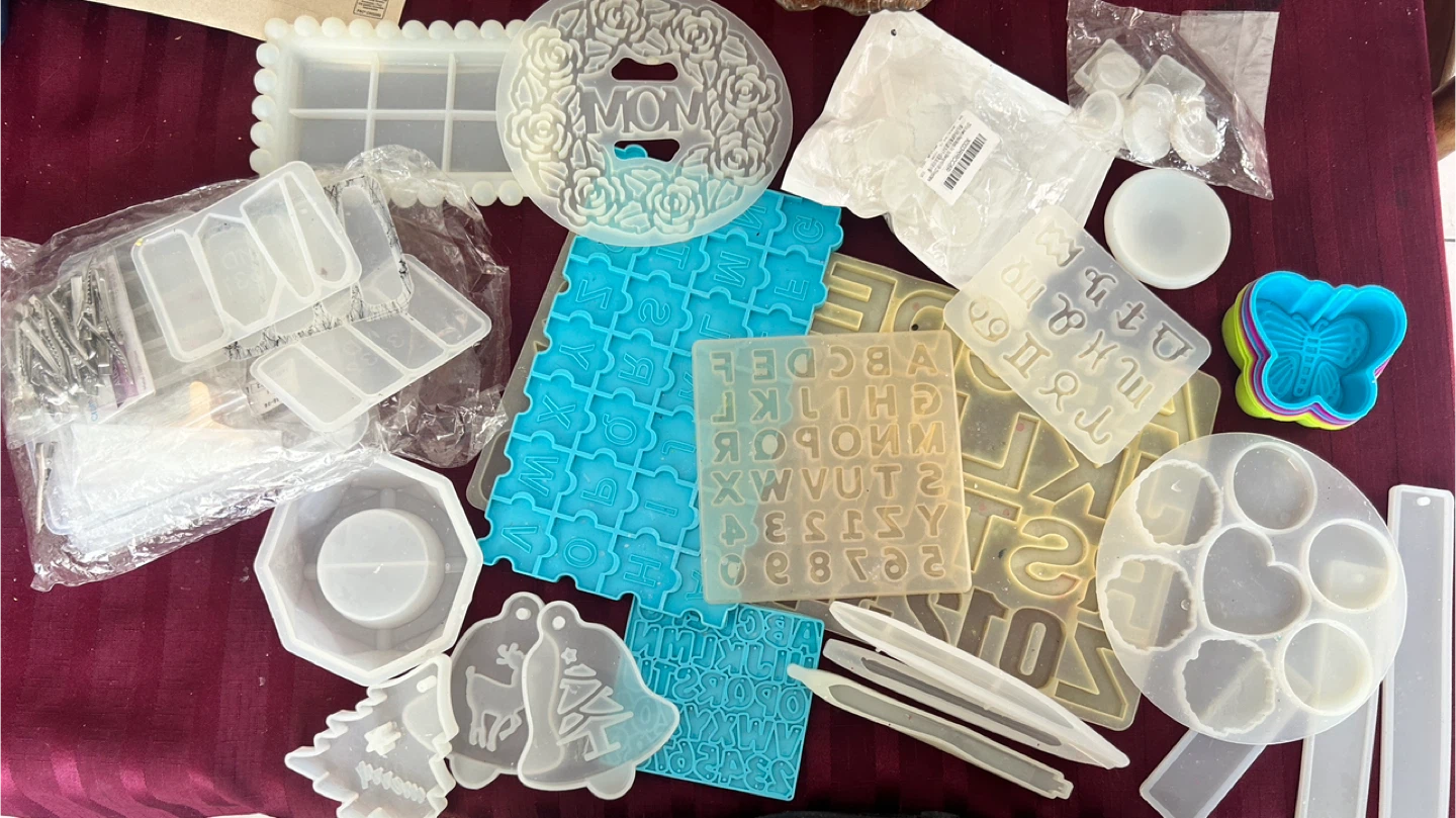 Assorted Silicone Molds for Resin Crafting