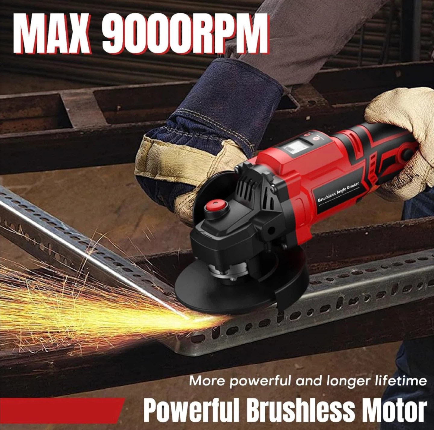 Cordless Brushless Angle Grinder