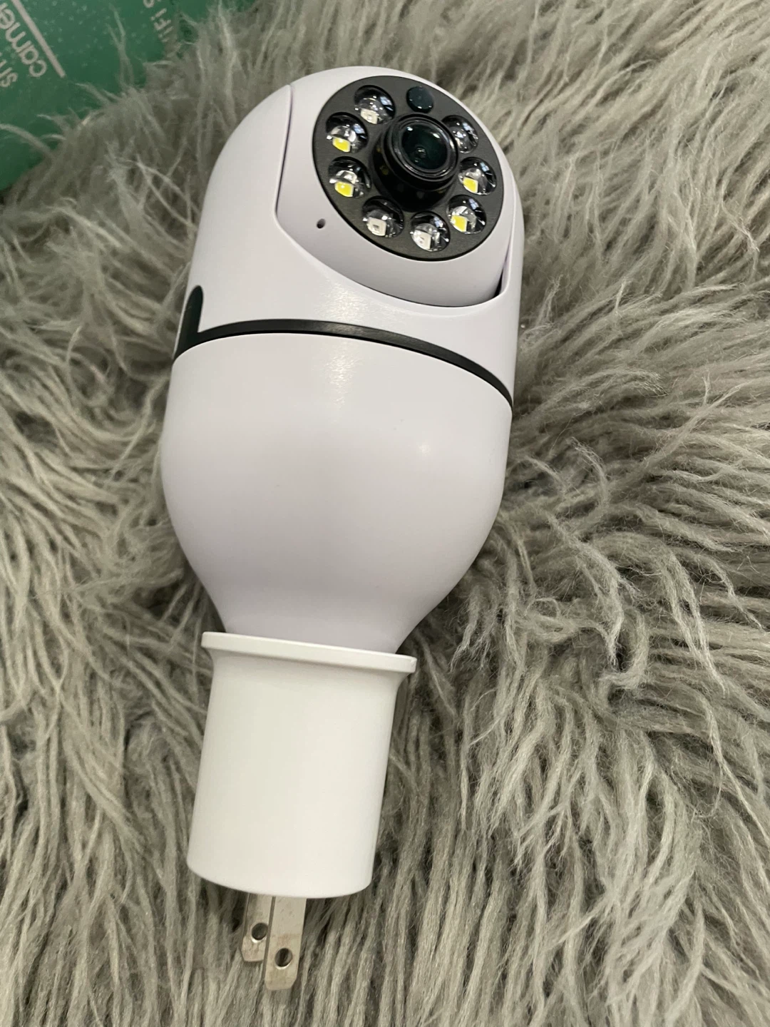 White Wifi Smart Camera Light Bulb - photo 3