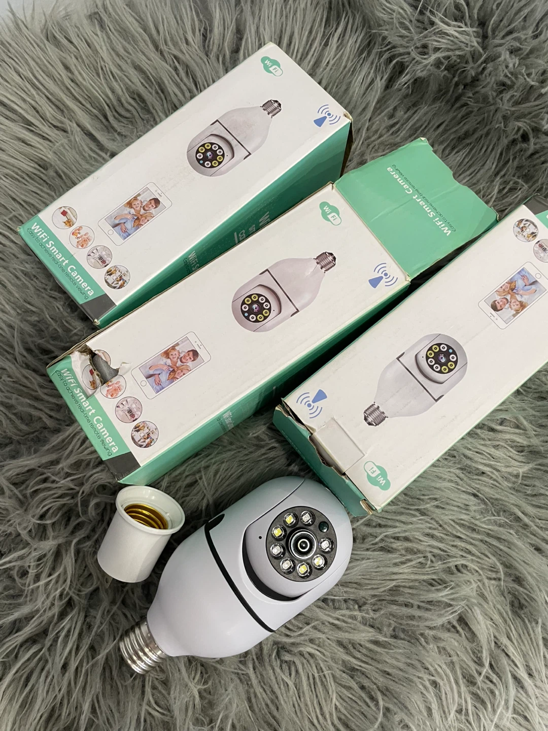 White Wifi Smart Camera Light Bulb - photo 5