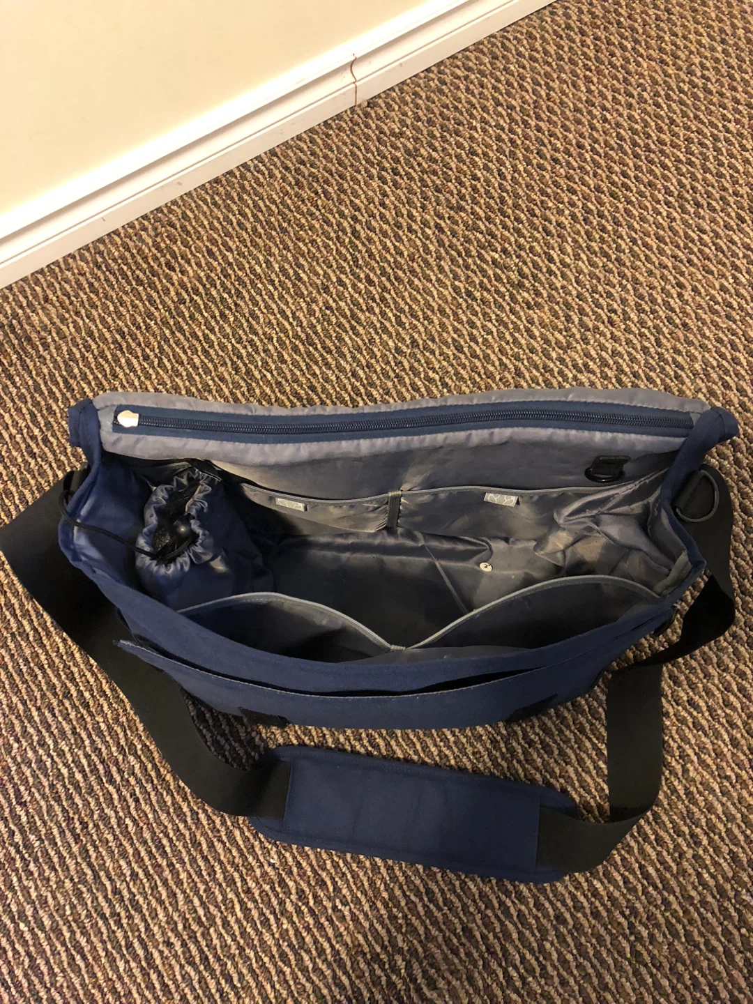 Baby Diaper Bag - Navy Blue - photo 2