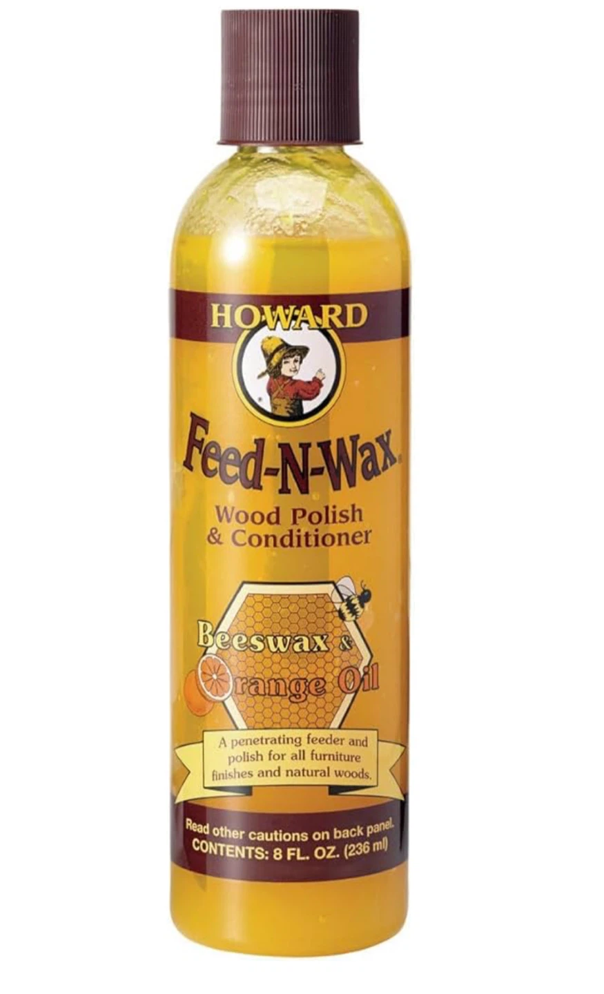 Howard Feed-N-Wax Wood Polish & Conditioner 16 Fl. Oz.
