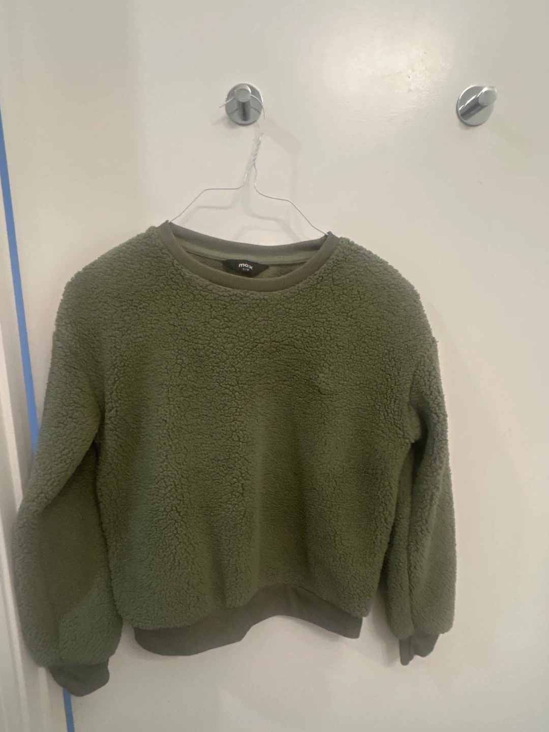 Green Fleece Teddy Bear Sweatshirt