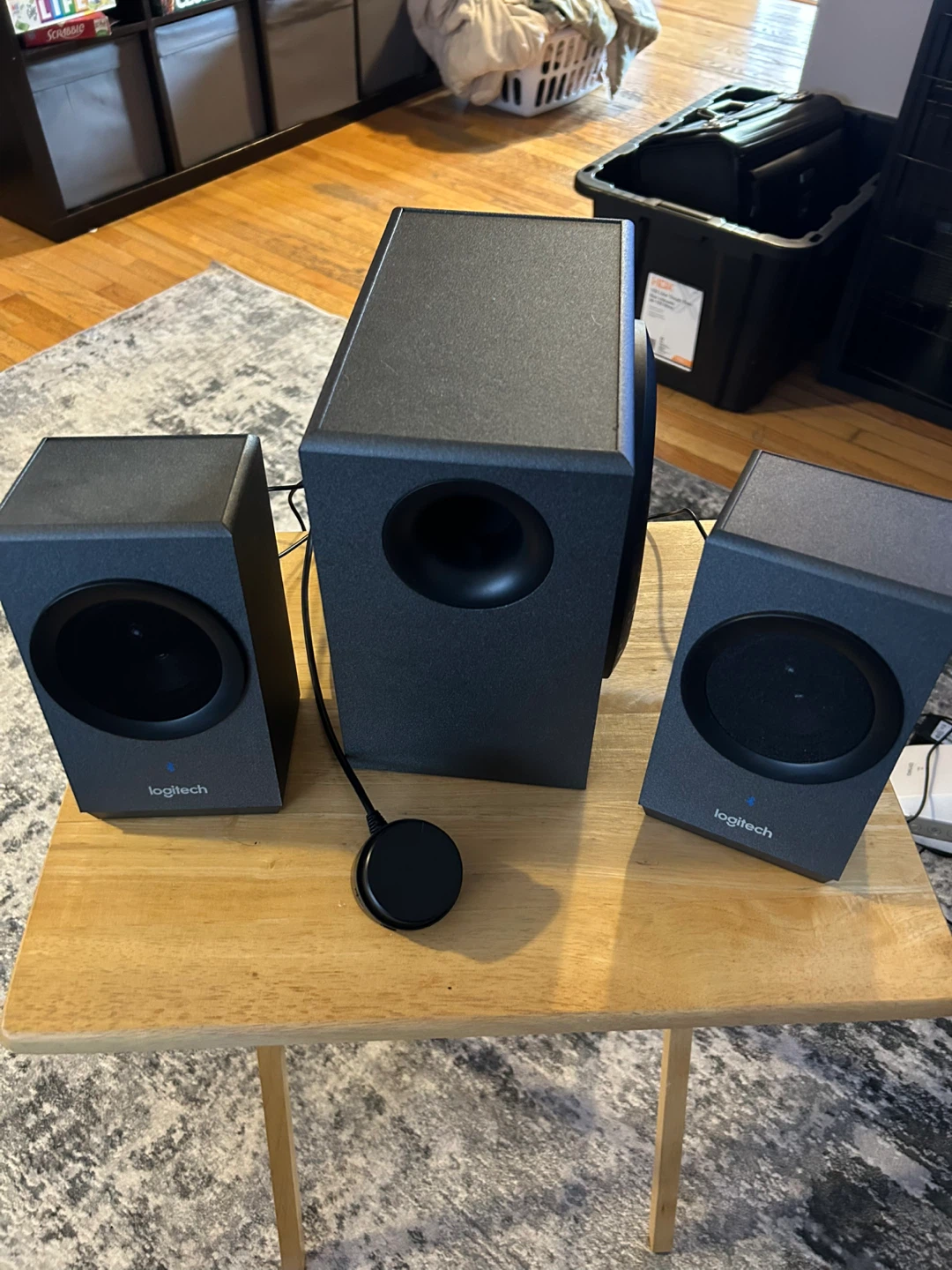 Logitech Z337 Bold speakers with Bluetooth.