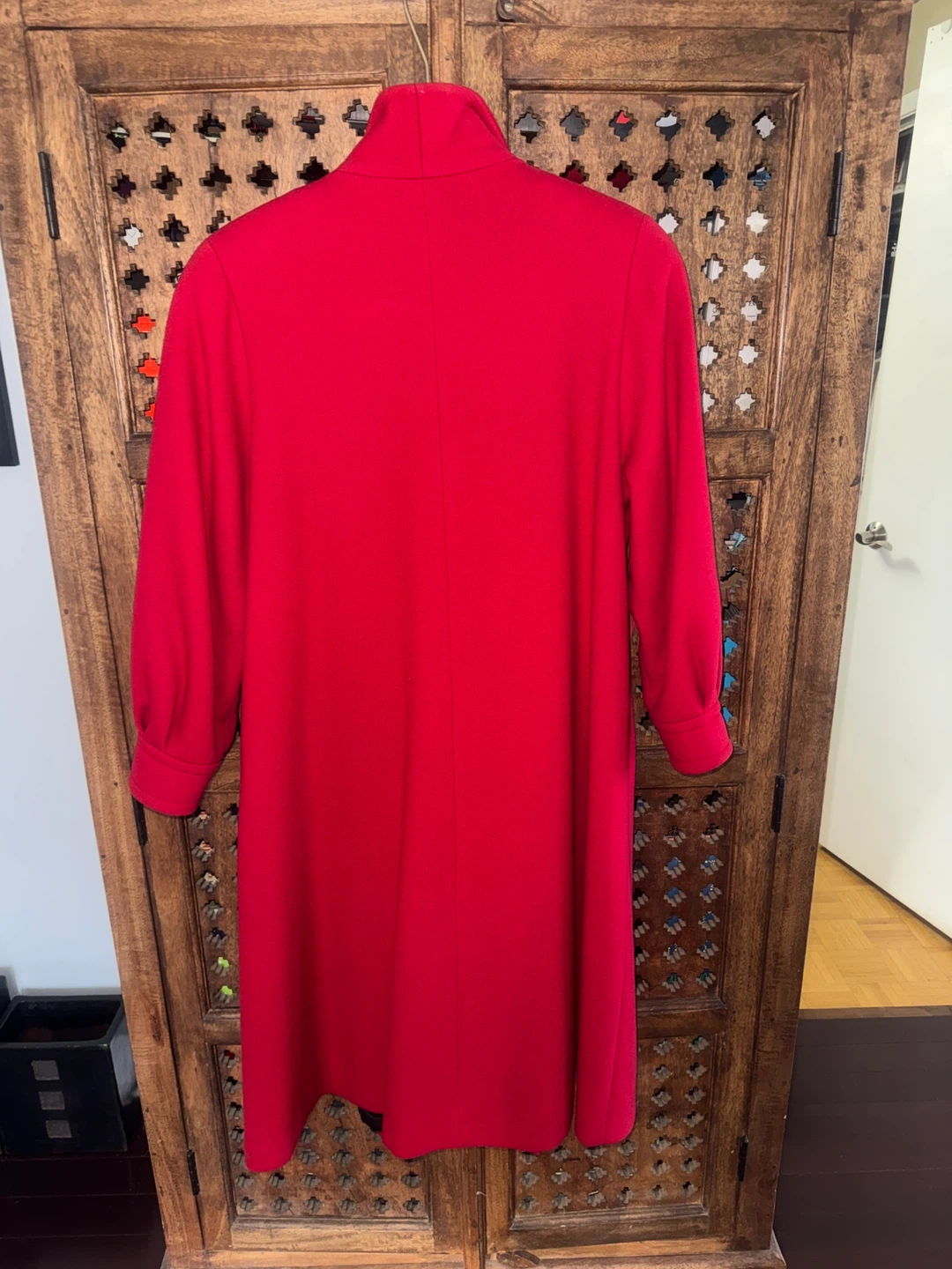 Studio Vogue Red Wool Coat Petite Size 55 - photo 4