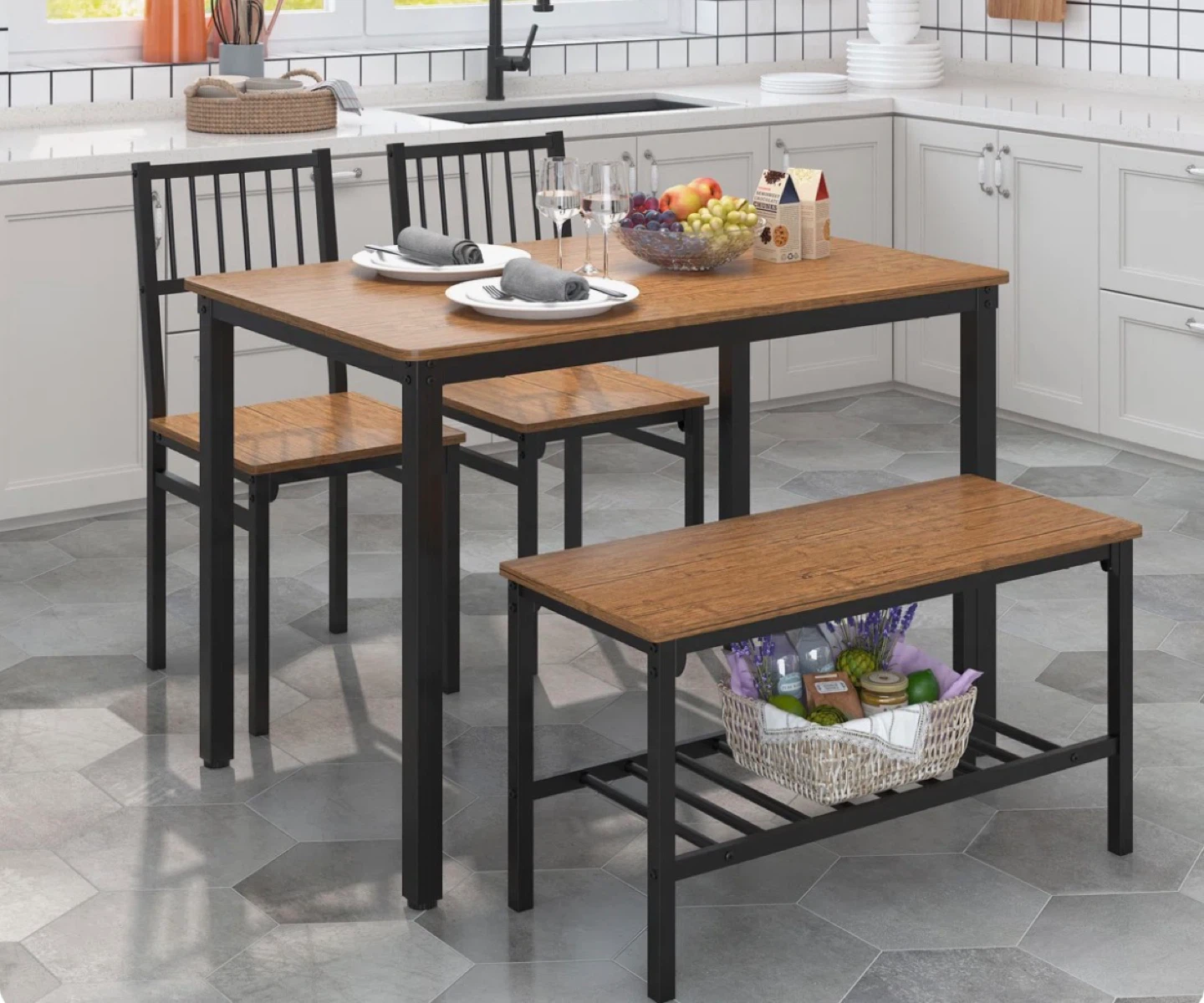 Dining Set with Bench