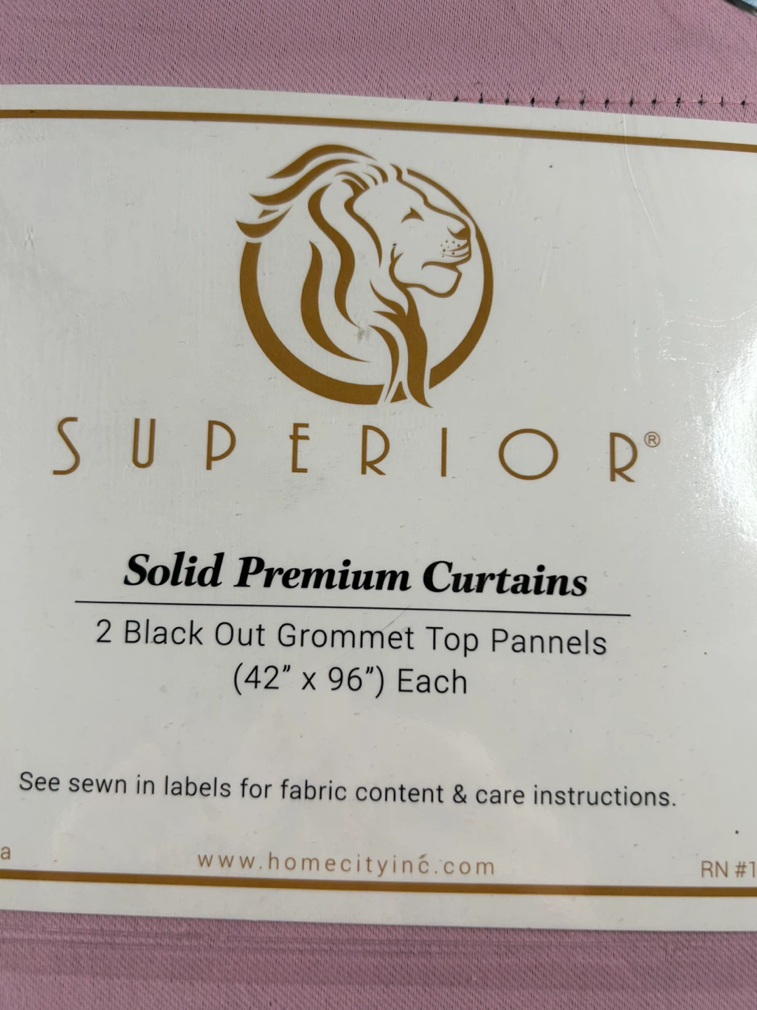 Superior Solid Premium Black Out Grommet Curtains - Mauve Chalk - photo 3