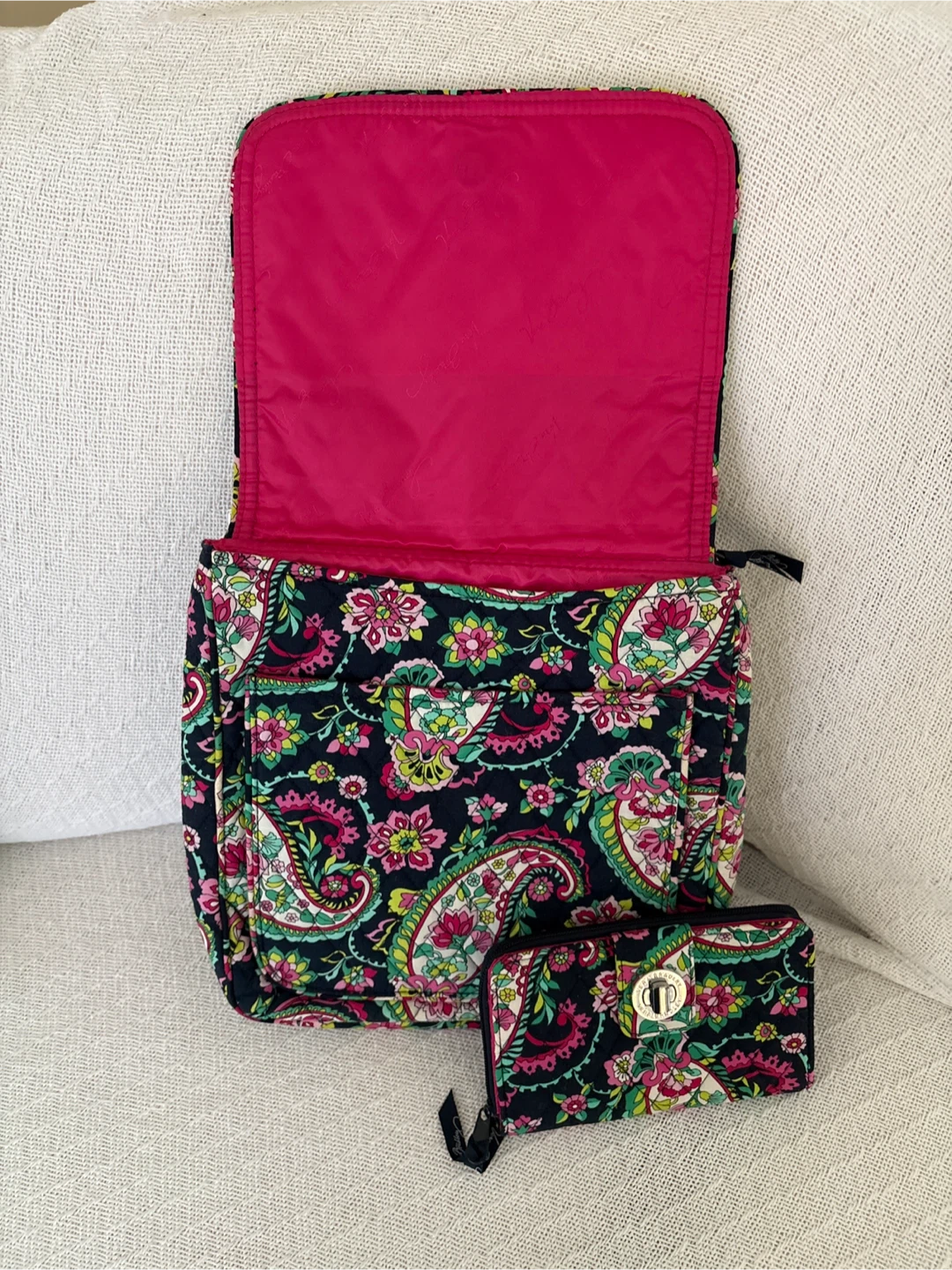Vera Bradley Paisley Shoulder Bag and Wallet Set - photo 2
