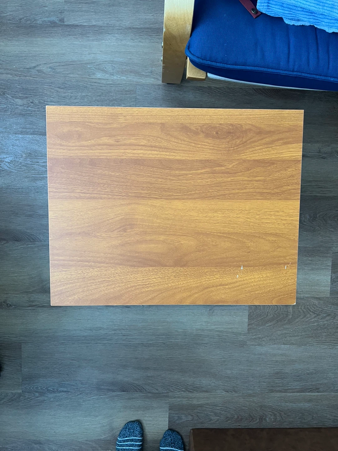 Mid-Century Modern Nightstand with Two Drawers - photo 3