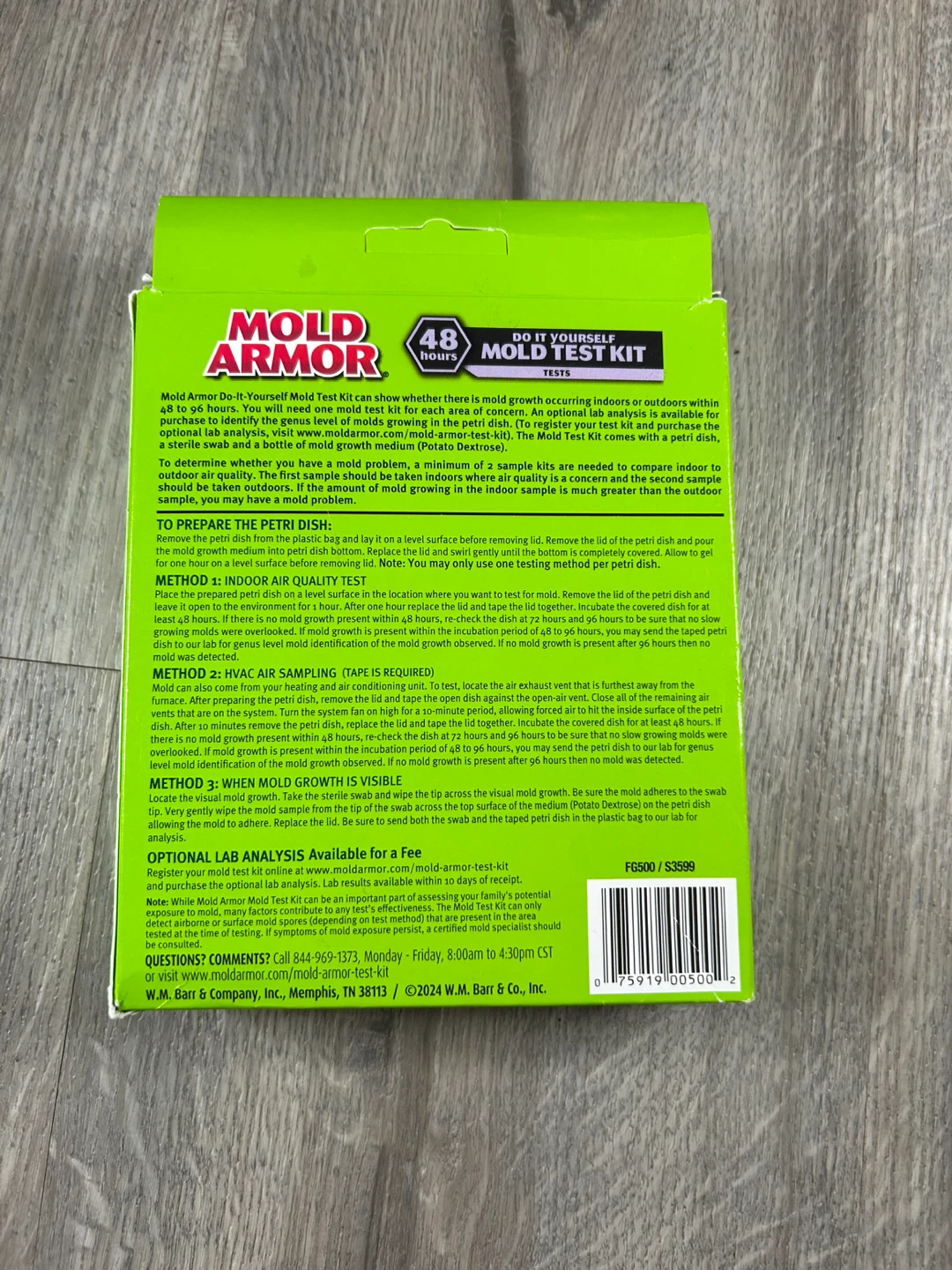 Mold Armor Do It Yourself Mold Test Kit - photo 2