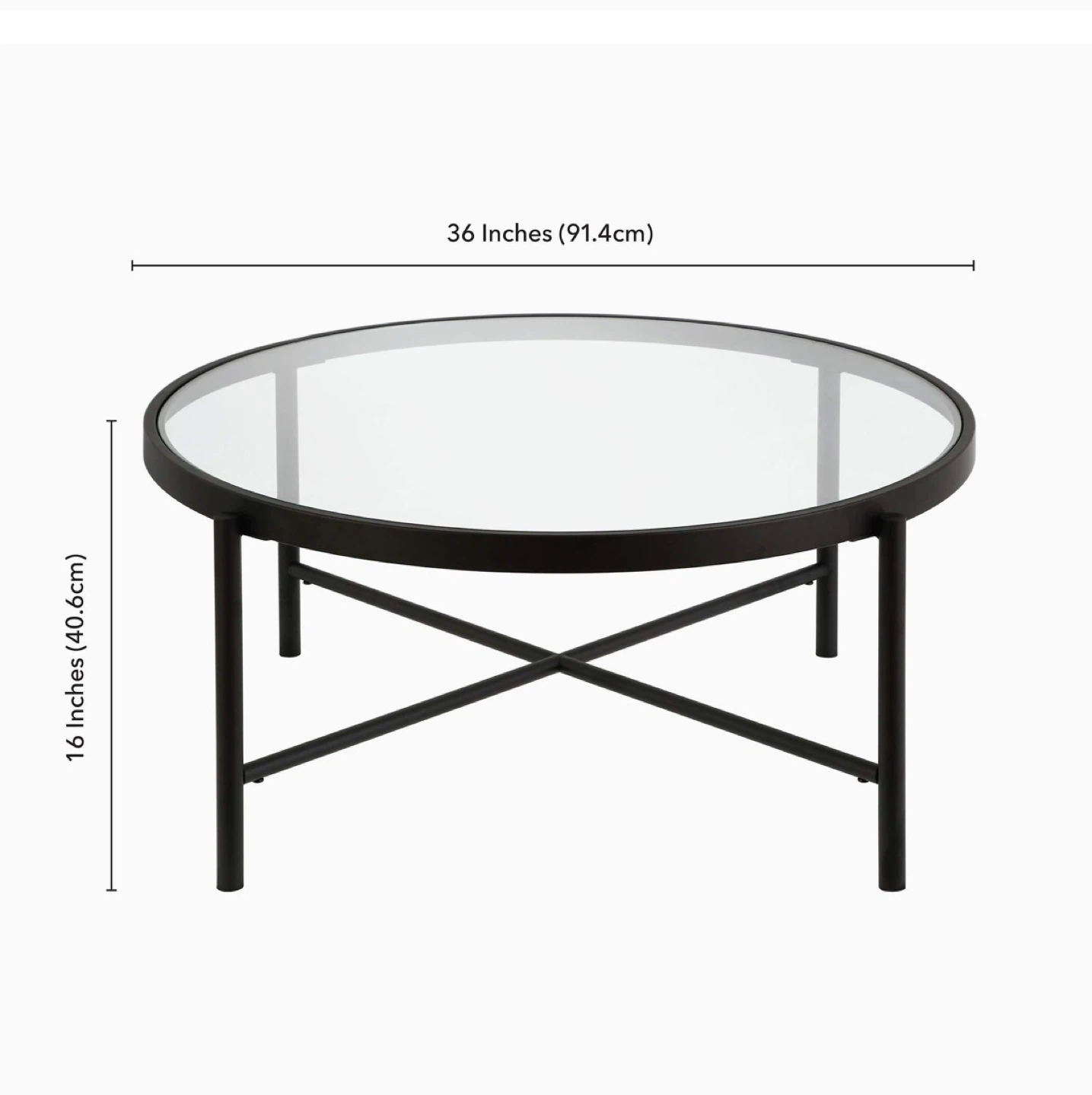Round Glass Coffee Table - photo 4