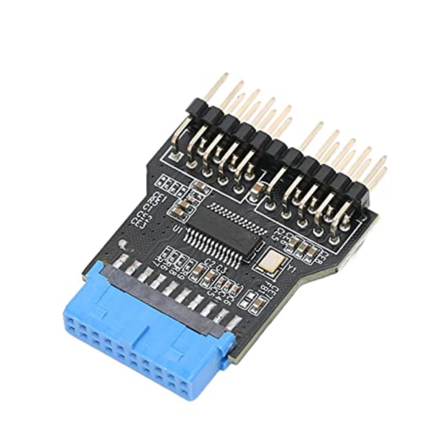 USB 3.0 19-pin Adapter to Dual USB 2.0 Header
