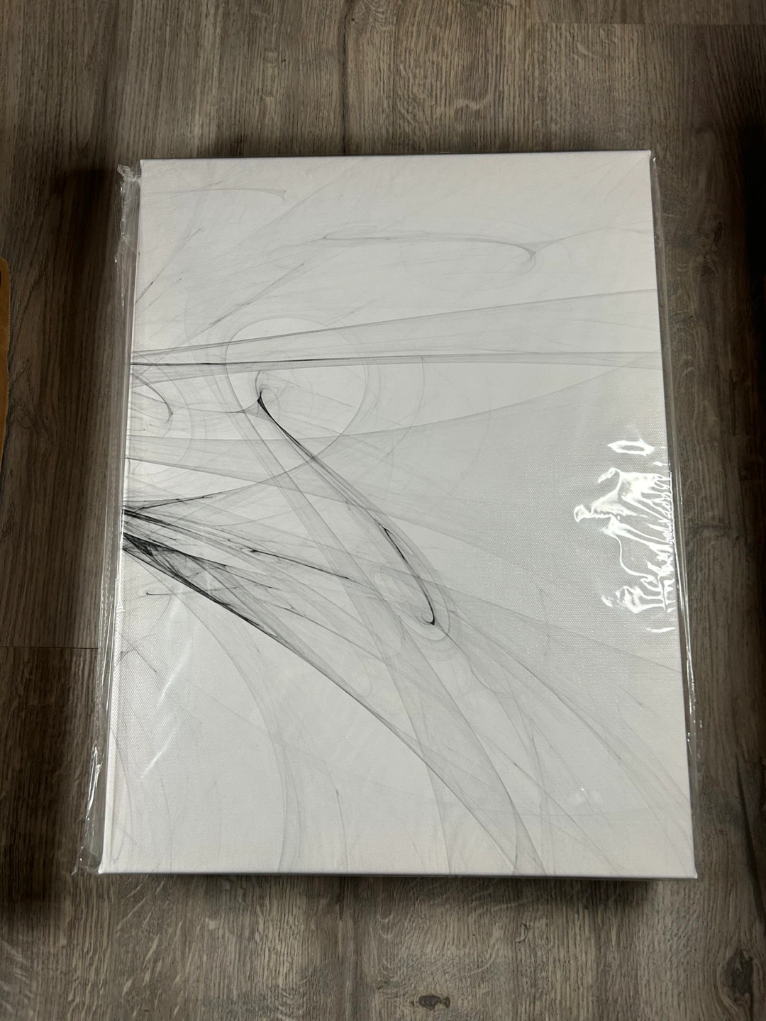 Black and White Abstract Canvas Wall Art