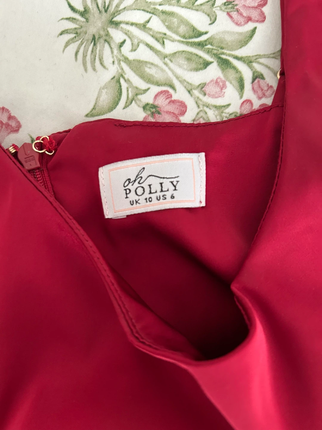 Oh Polly Red Slip Dress - photo 3