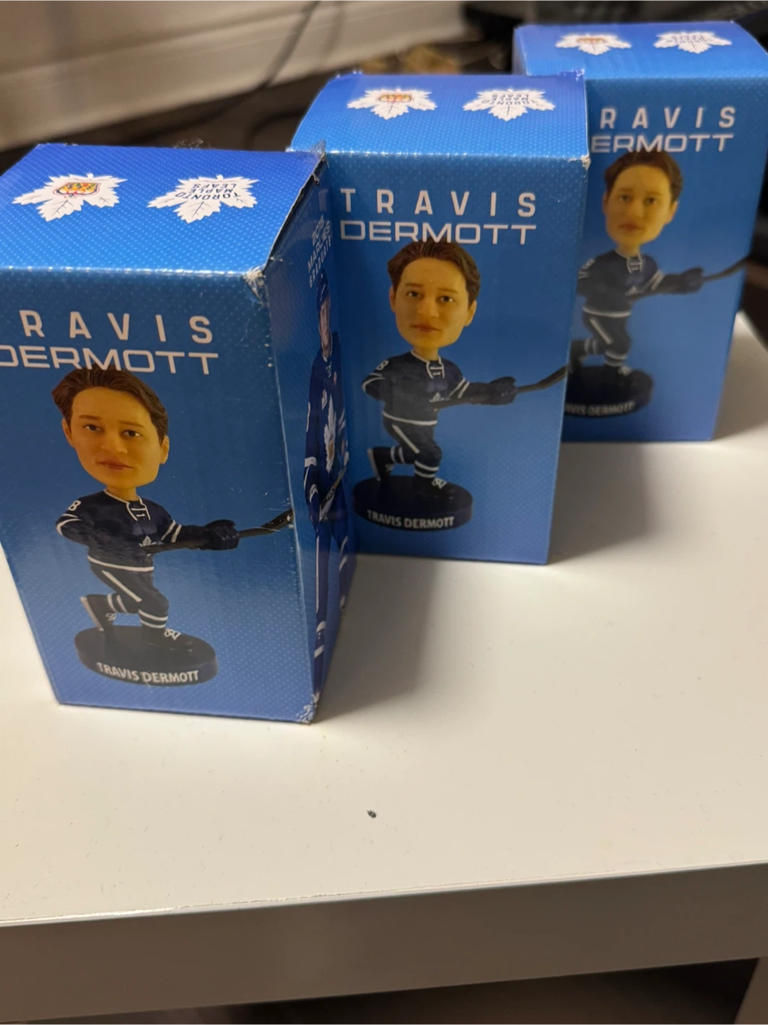 Travis Dermott Toronto Maple Leafs Bobblehead - 3 Pack