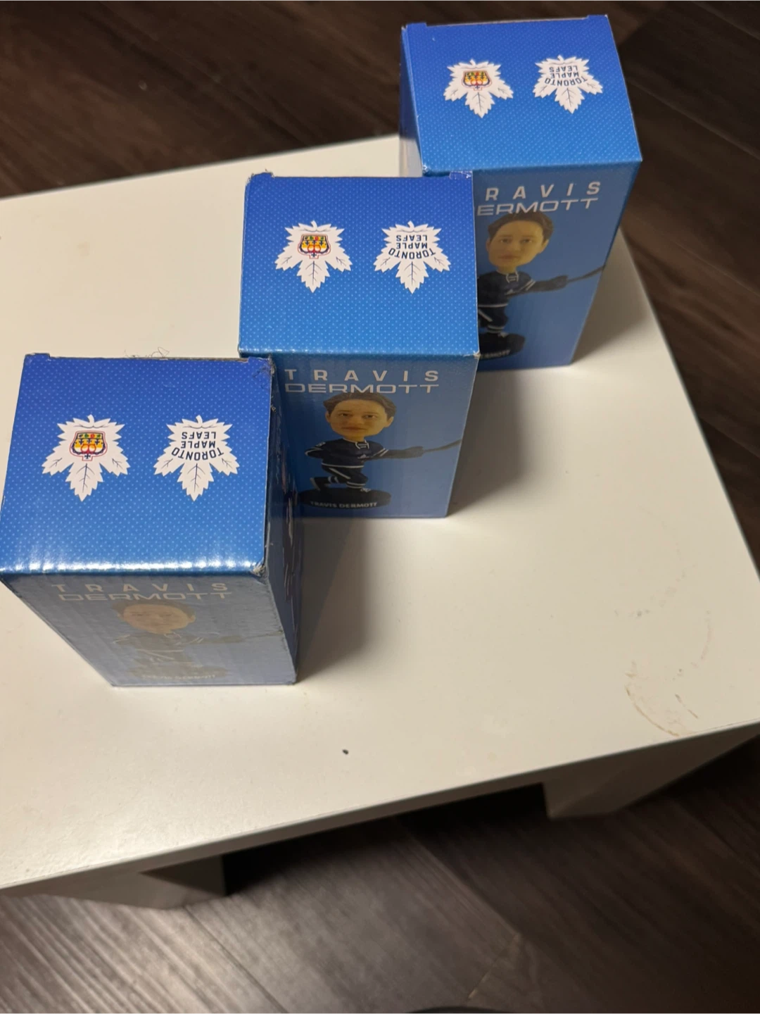 Travis Dermott Toronto Maple Leafs Bobblehead - 3 Pack - photo 2