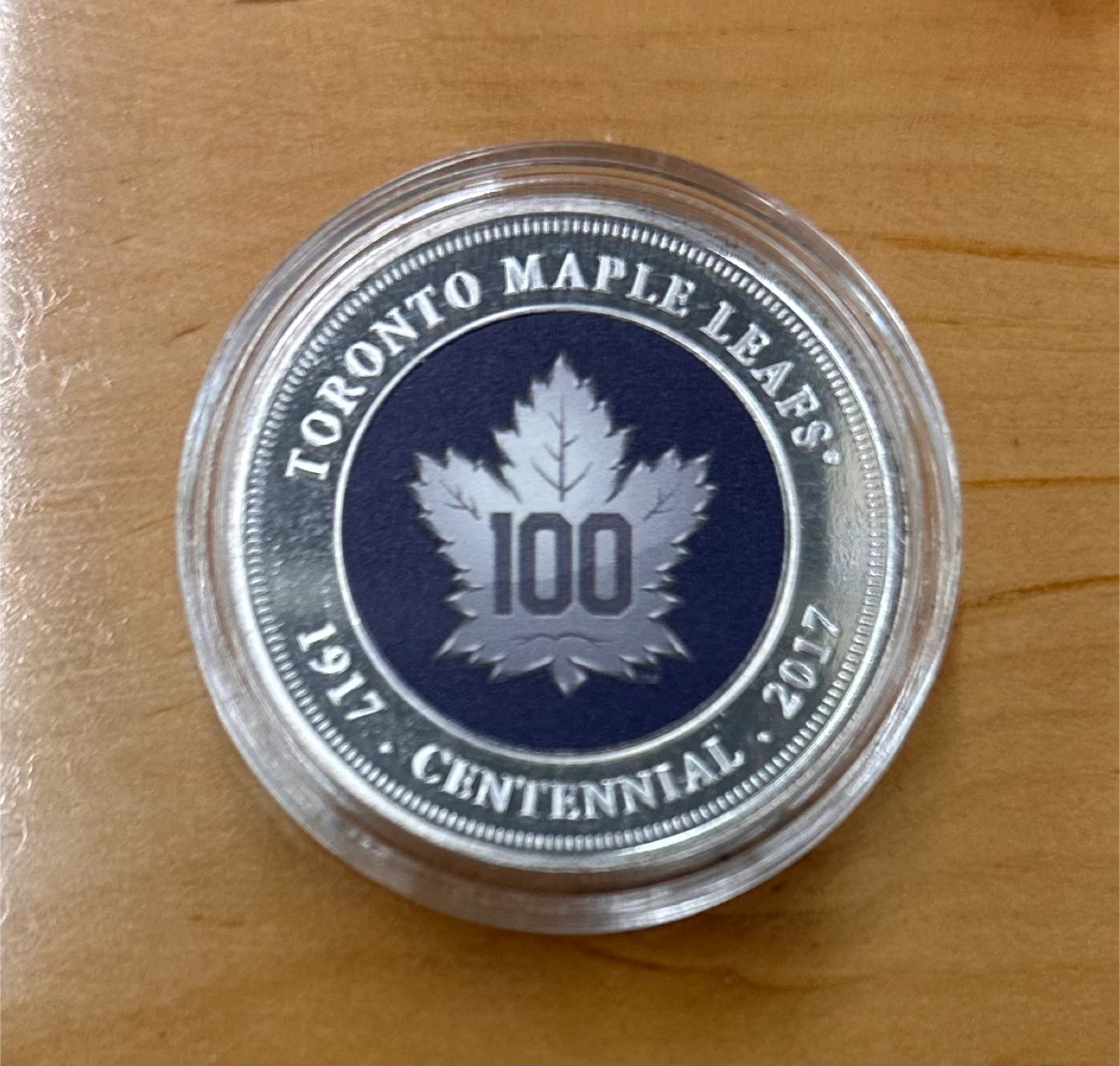 Toronto Maple Leafs Centennial 1917-2017 Coin 1 Troy Ounce