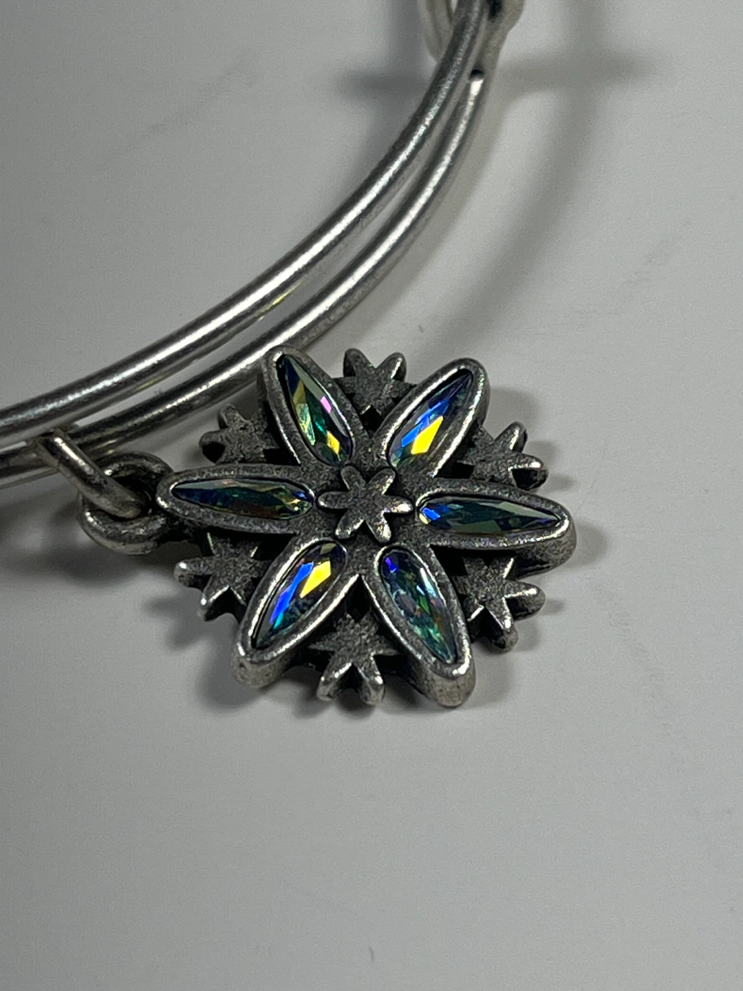 Alex and Ani Snowflake Charm Bangle - 2017 - photo 3