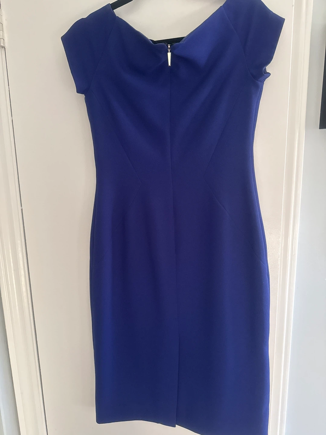 Prabal Gurung Cobalt Blue Silk Blend Sheath Dress - photo 3