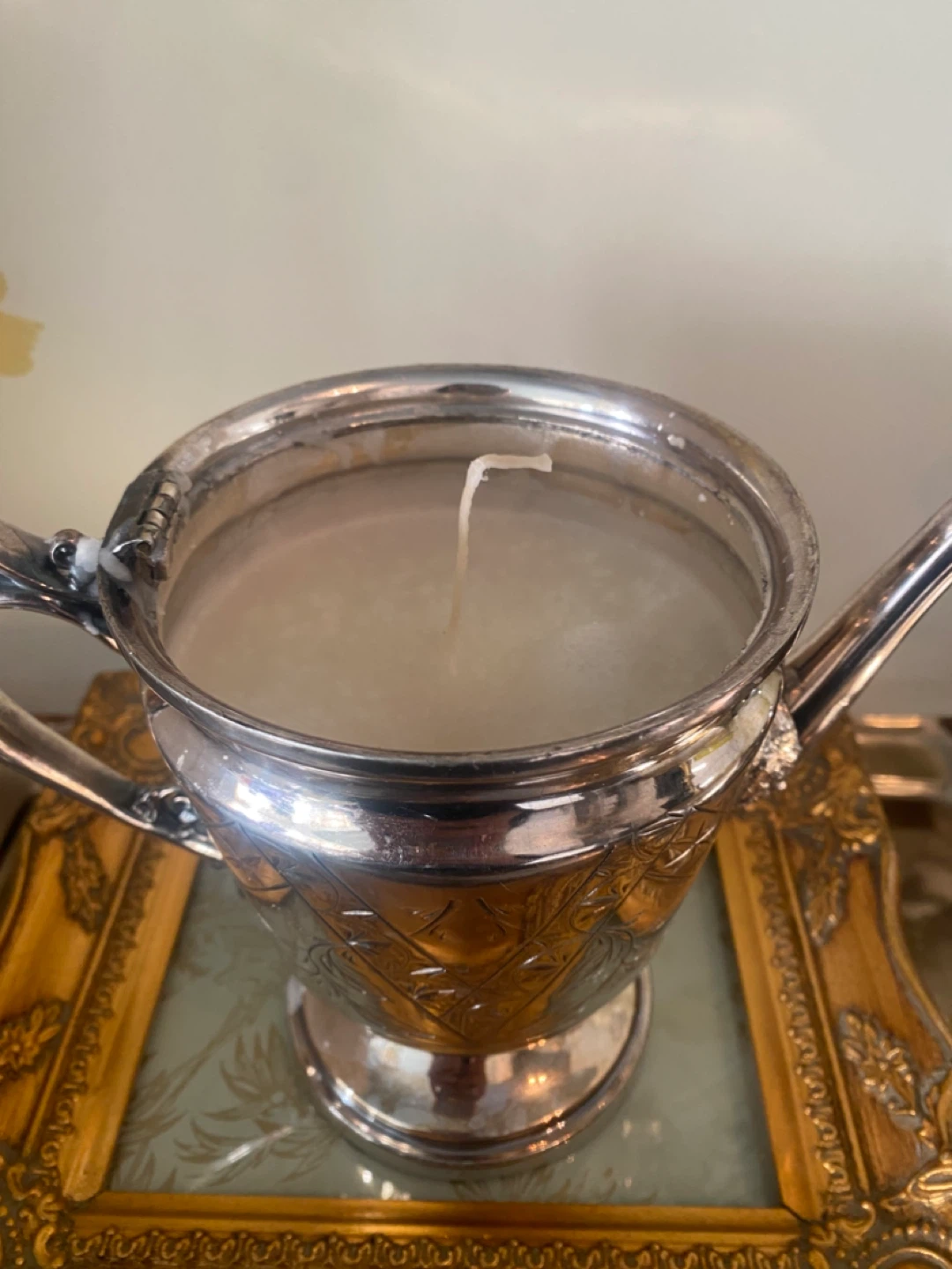 Antique Silver Plated Creamer or Pitcher - photo 2