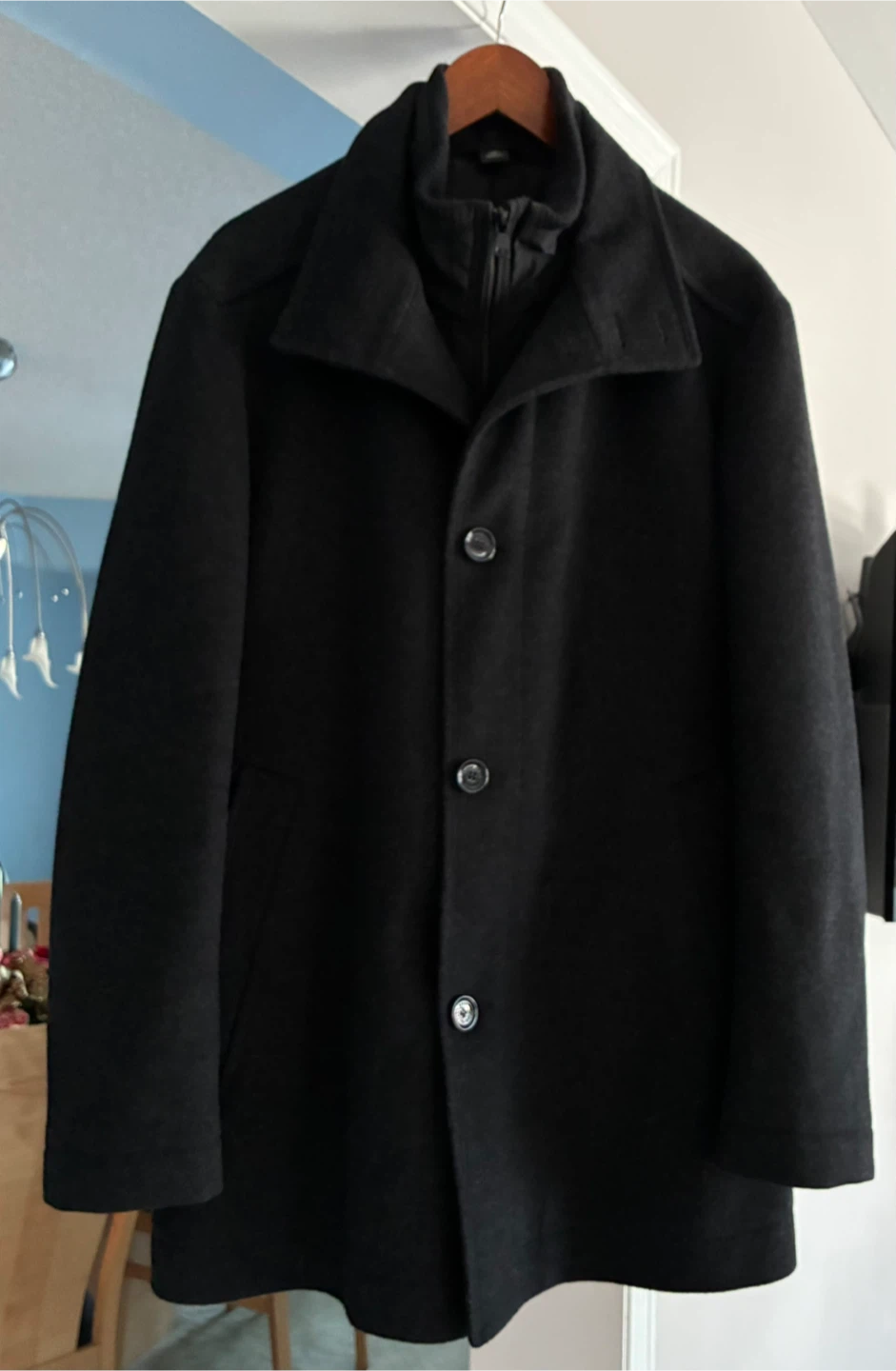 HUGO BOSS RELAXED-FIT SHORT COAT IN WOOL AND CASHMERE - photo 2
