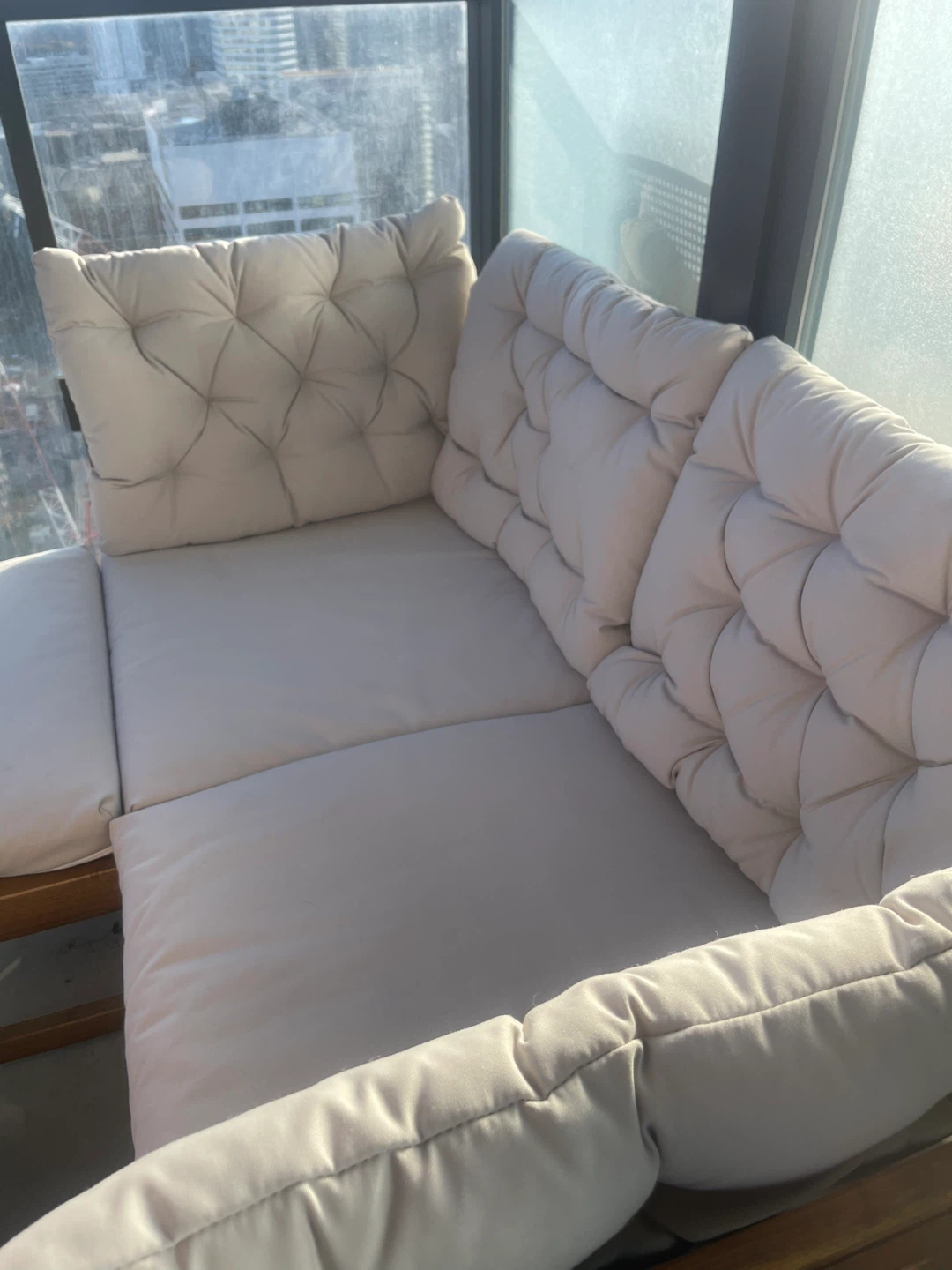 IKEA Outdoor Sofa + Ottoman - photo 4