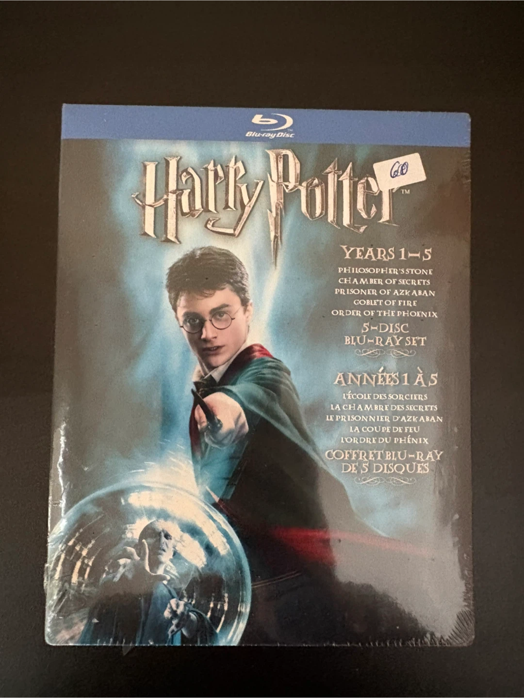 Harry Potter Years 1-5 5-Disc Blu-Ray Set - NEW
