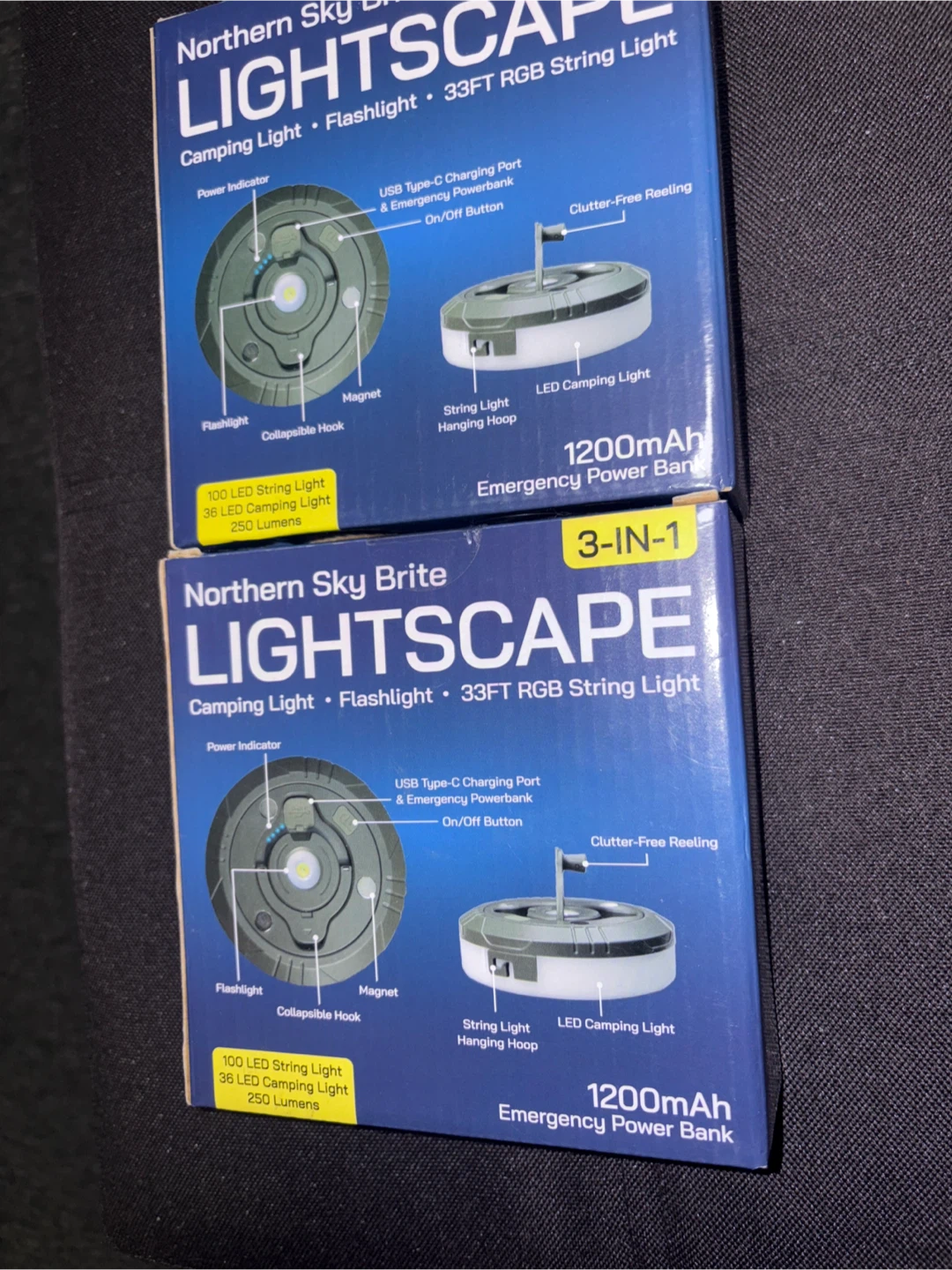 Northern Sky Brite Lightscape Camping Light - 2 Pack - photo 3