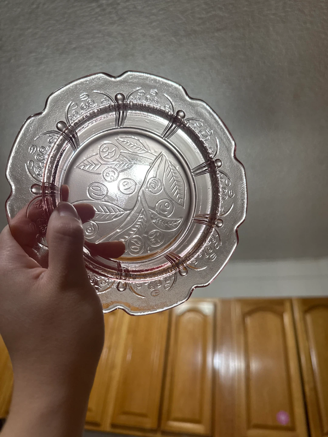 Valentines Sale! Pink Depression Glass Covered Butter Dish - photo 3
