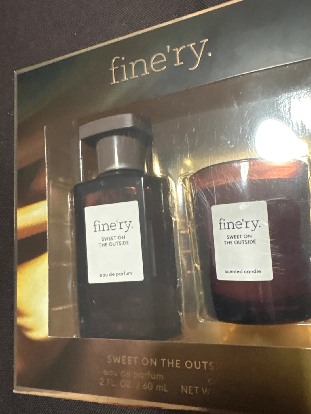 Fine'ry Sweet On The Outside Eau de Parfum & Scented Candle Set