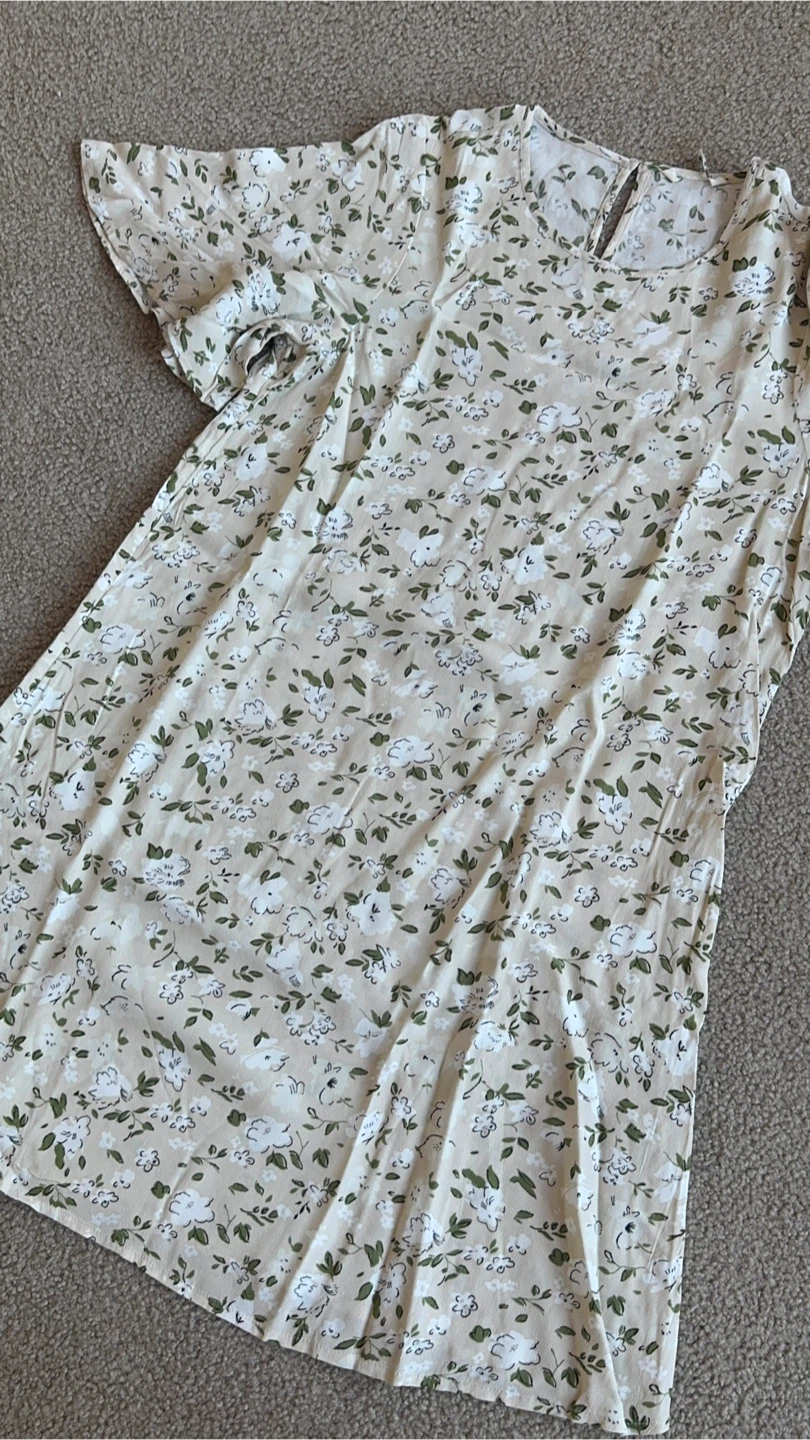 Women's Short Sleeve Floral Dress - photo 2