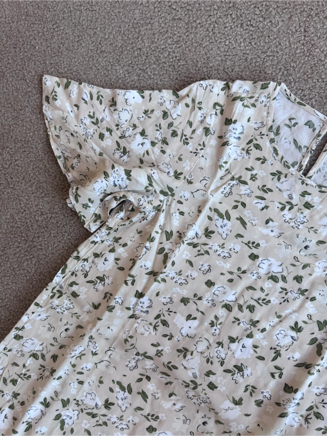 Women's Short Sleeve Floral Dress - photo 3