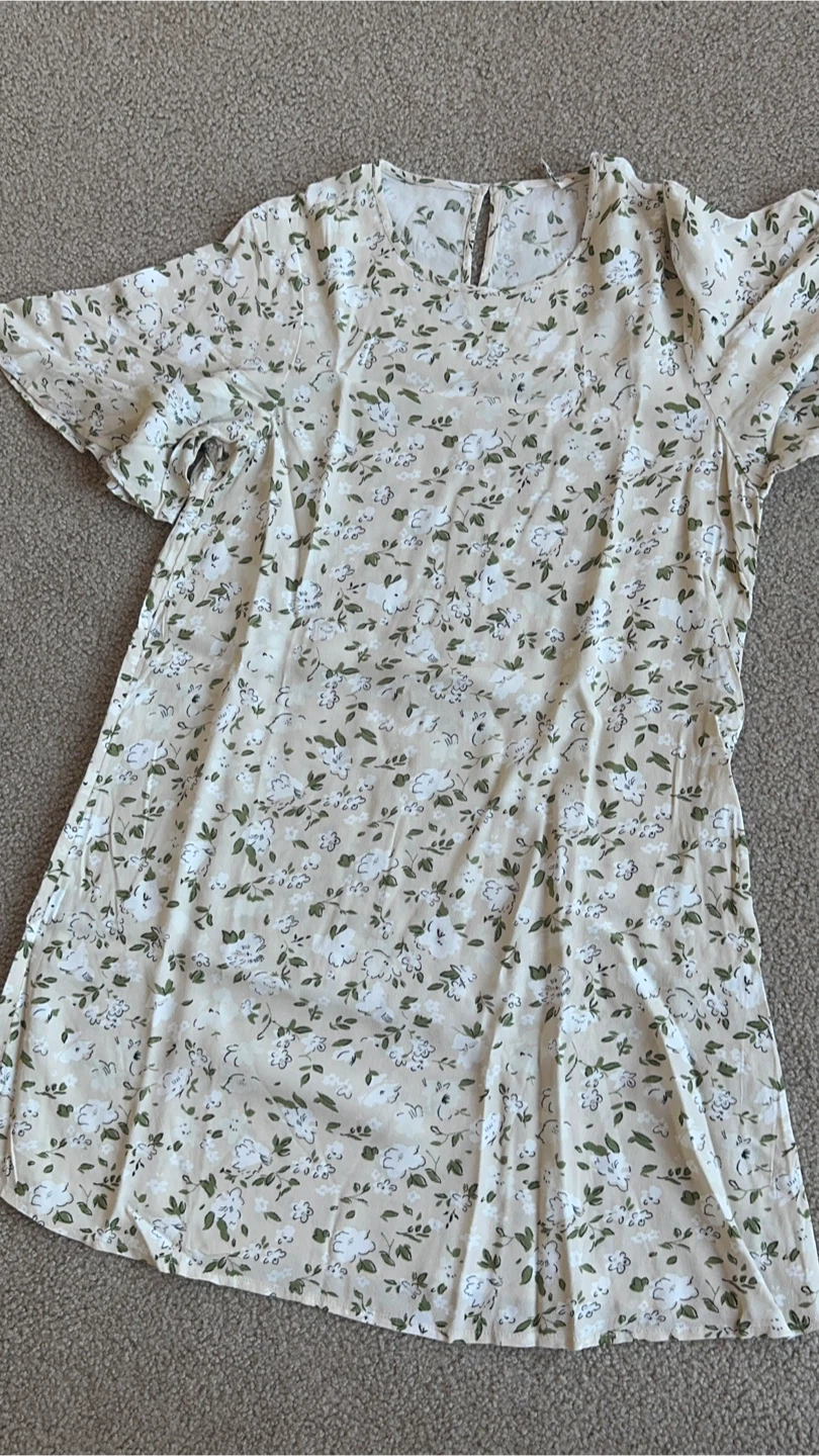 Women's Short Sleeve Floral Dress - photo 5